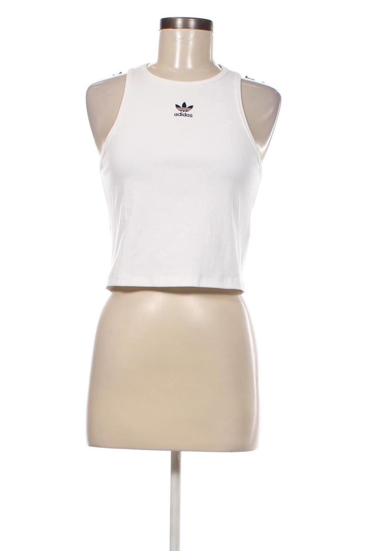 Damen Sporttop Adidas Originals, Größe L, Farbe Weiß, Preis € 39,99