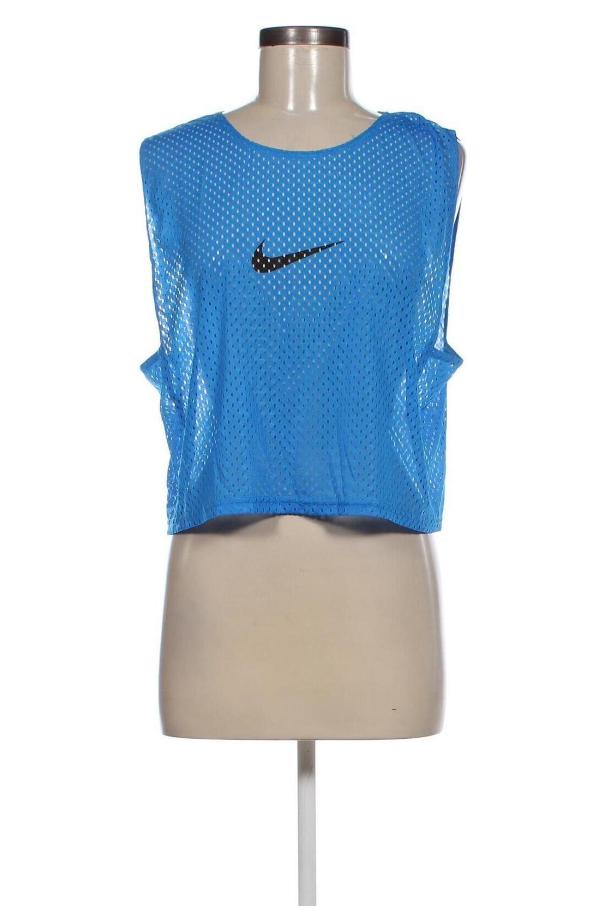 Damski sportowy top Nike, Rozmiar L, Kolor Niebieski, Cena 113,44 zł