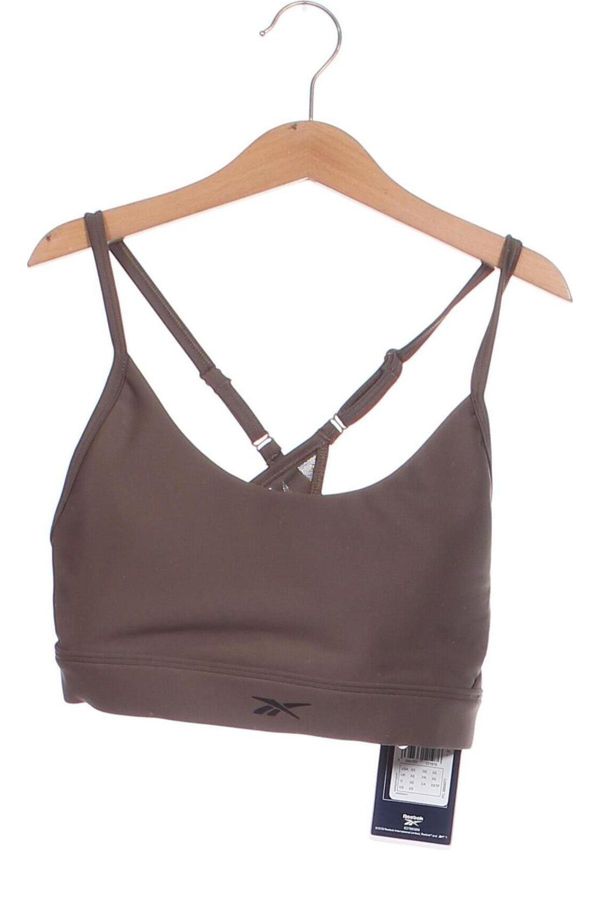 Damen Sporttop Reebok, Größe XS, Farbe Braun, Preis 8,99 €