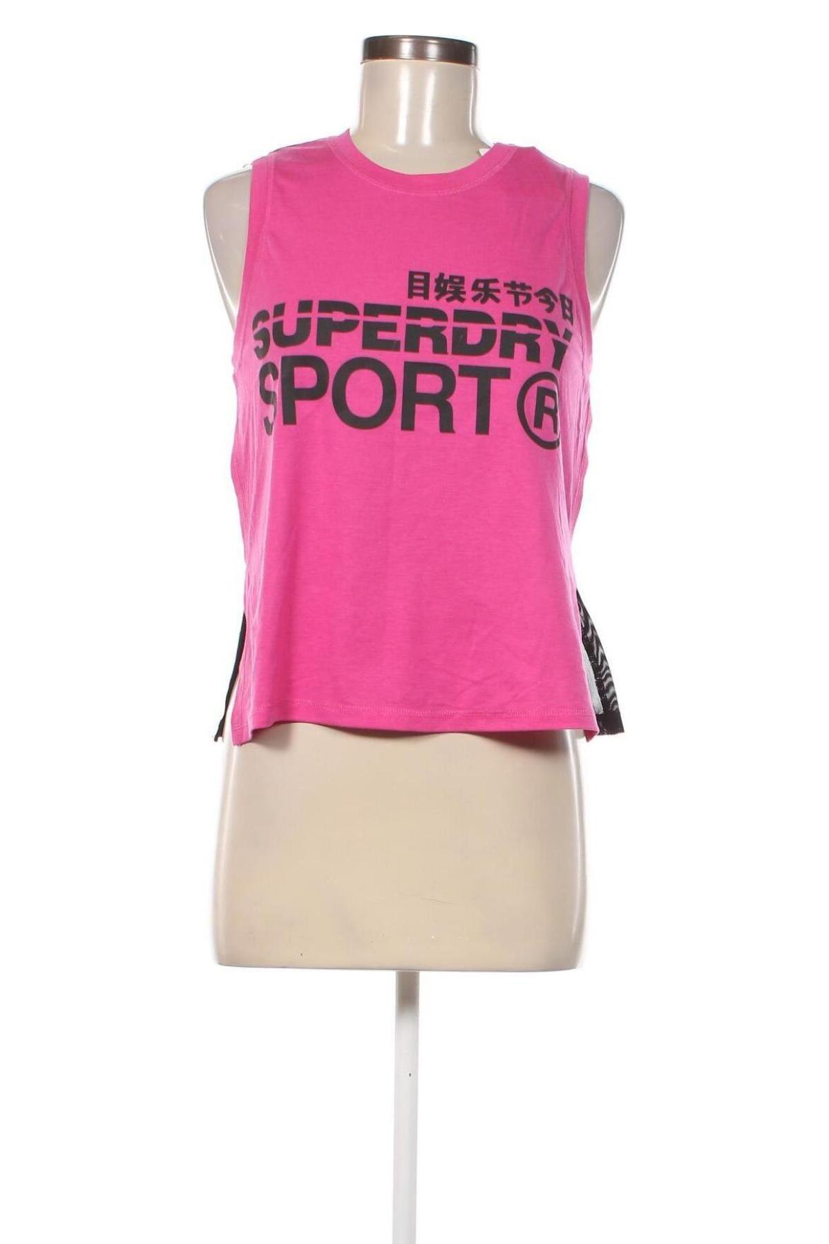 Damen Sporttop Superdry, Größe M, Farbe Rosa, Preis € 27,99