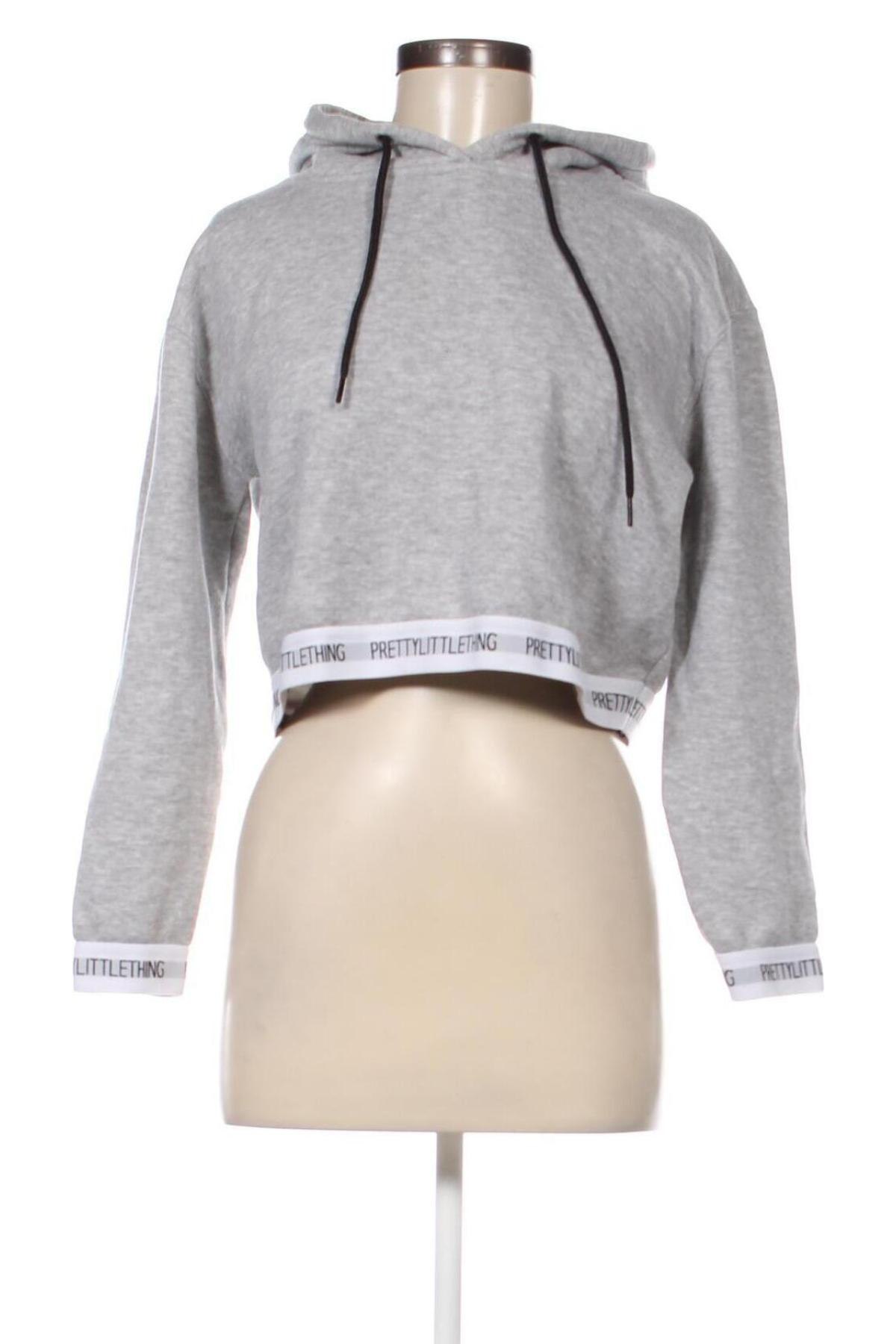 Damen Sweatshirt Pretty Little Thing, Größe M, Farbe Grau, Preis € 5,99