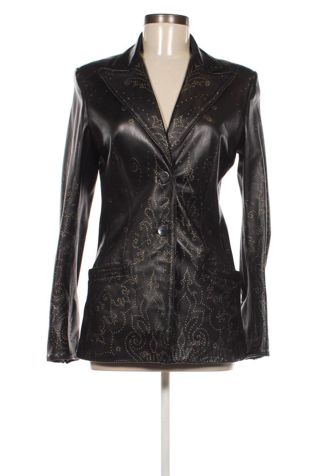 Damen Lederjacke Roberto Cavalli, Größe S, Farbe Schwarz, Preis € 91,99