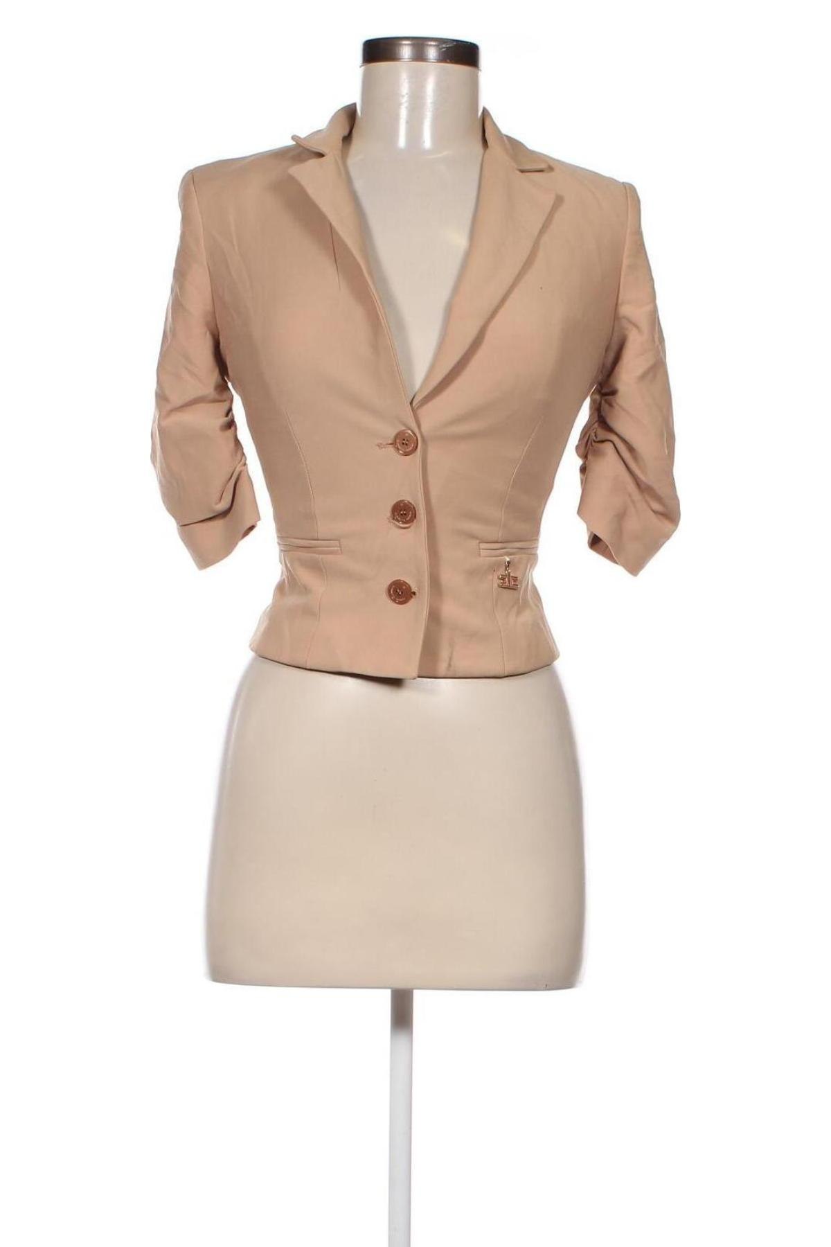 Damen Blazer Elisabetta Franchi, Größe XS, Farbe Beige, Preis 75,49 €