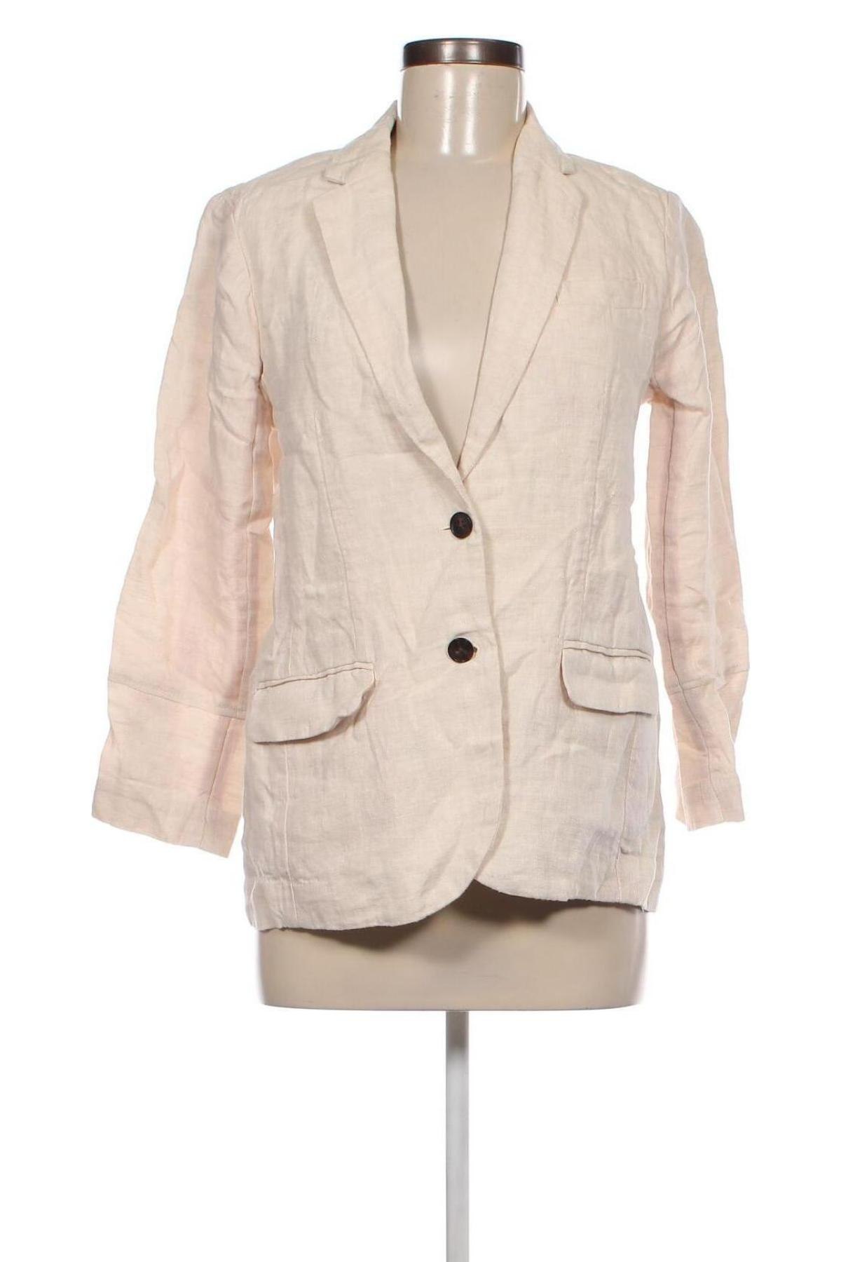 Damen Blazer Lands' End, Größe S, Farbe Beige, Preis 5,99 €