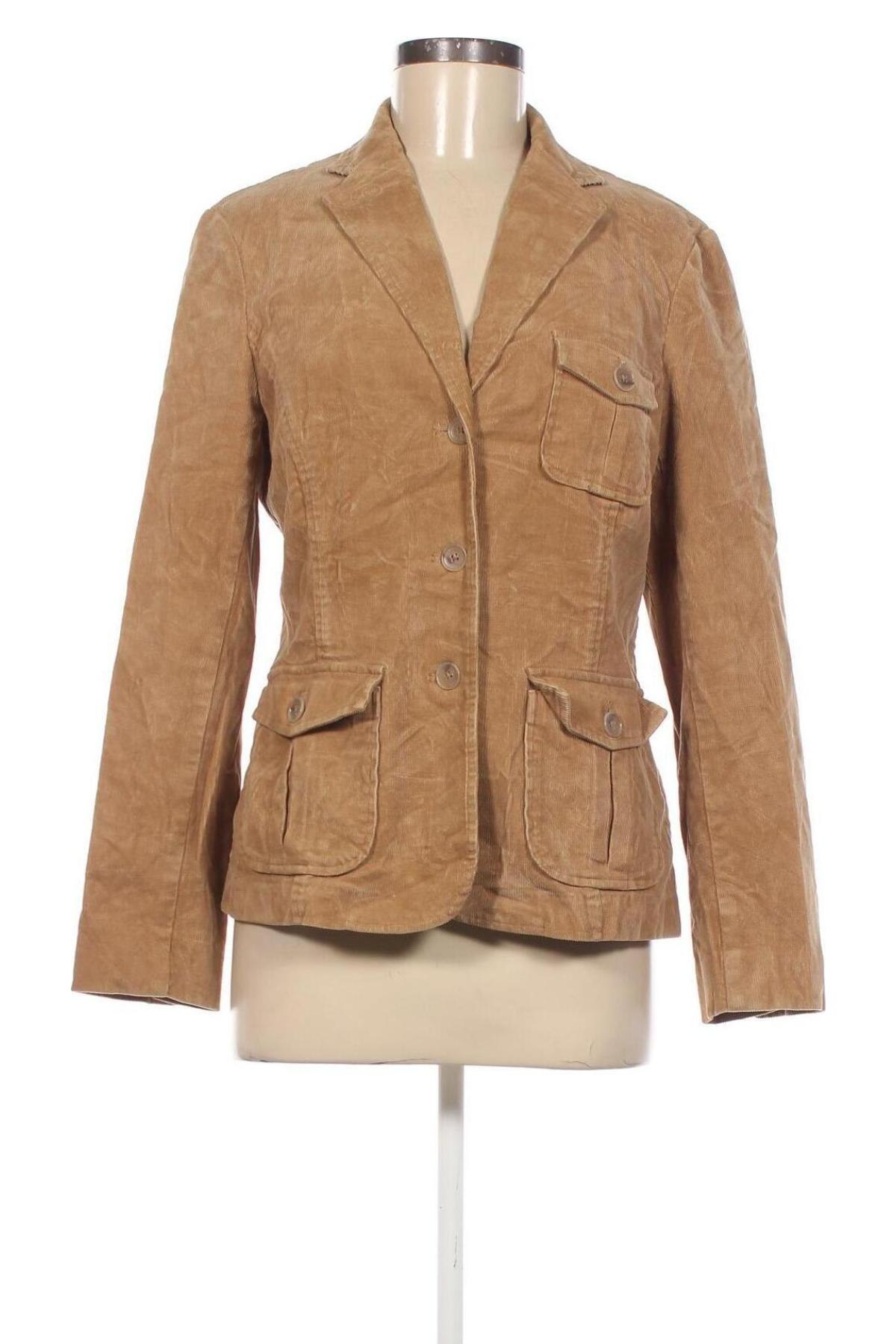 Damen Blazer Lands' End, Größe M, Farbe Beige, Preis 5,49 €