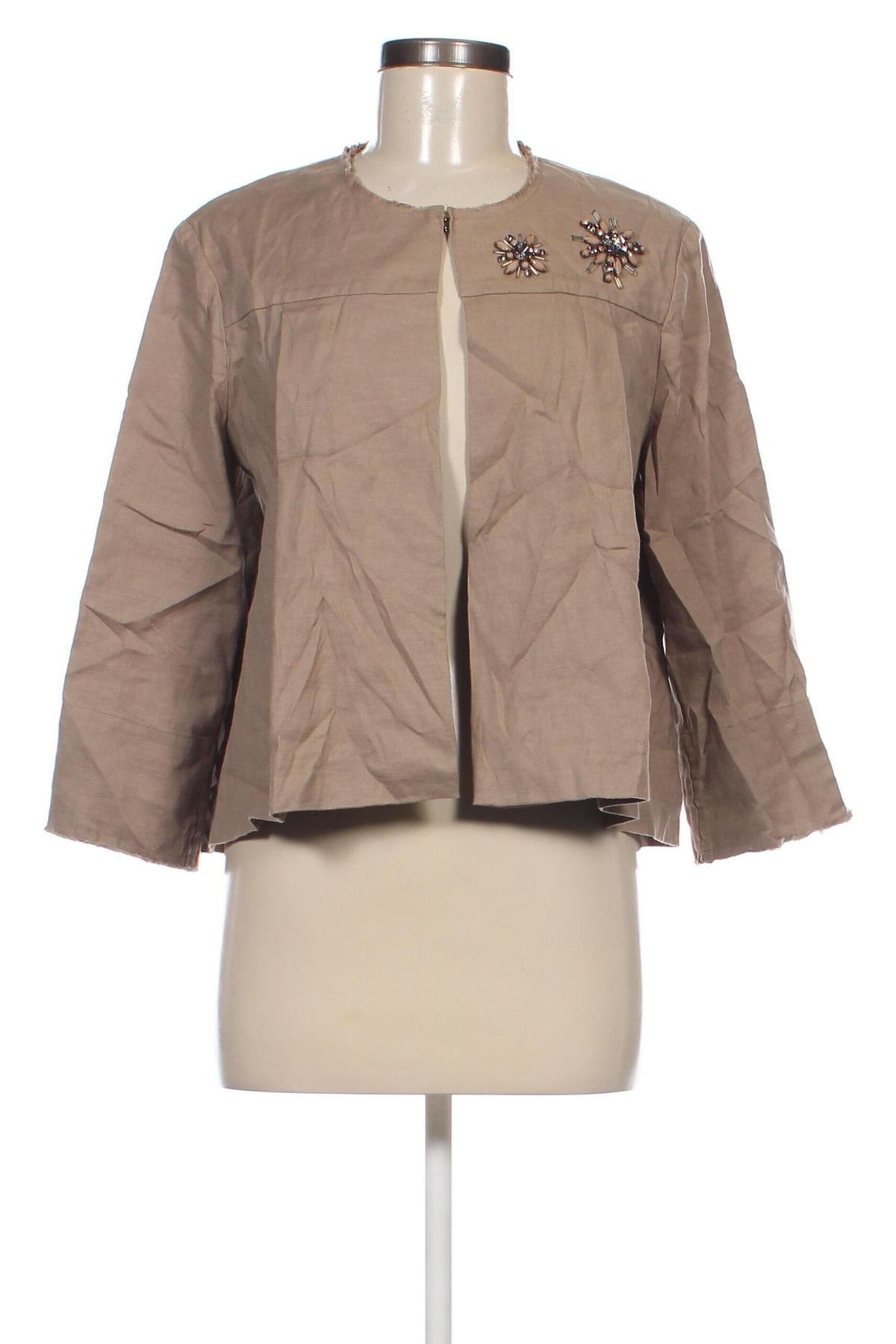 Damen Blazer Tua Nua, Größe L, Farbe Beige, Preis 12,49 €