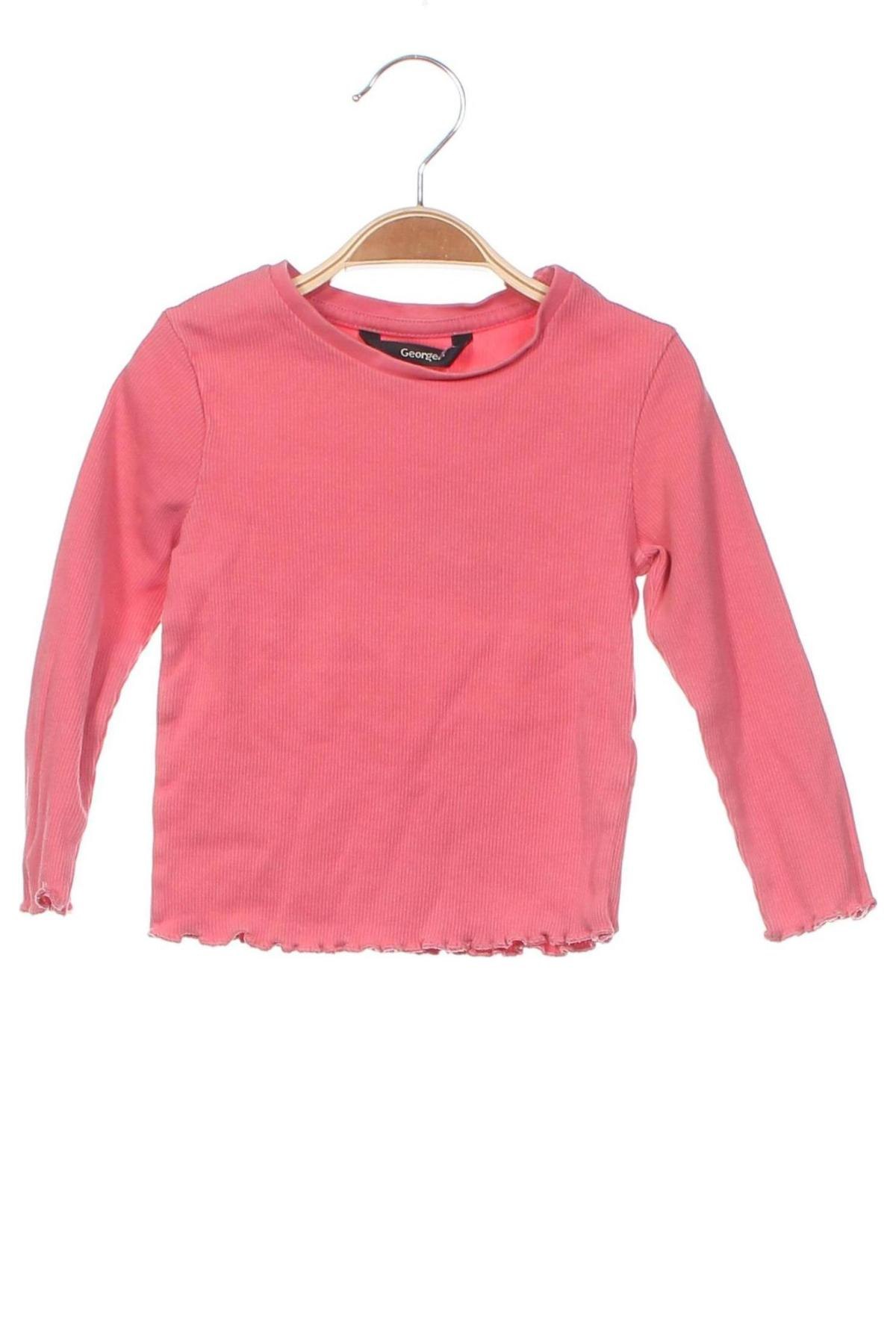 Kinder Shirt George, Größe 18-24m/ 86-98 cm, Farbe Rosa, Preis 3,49 €