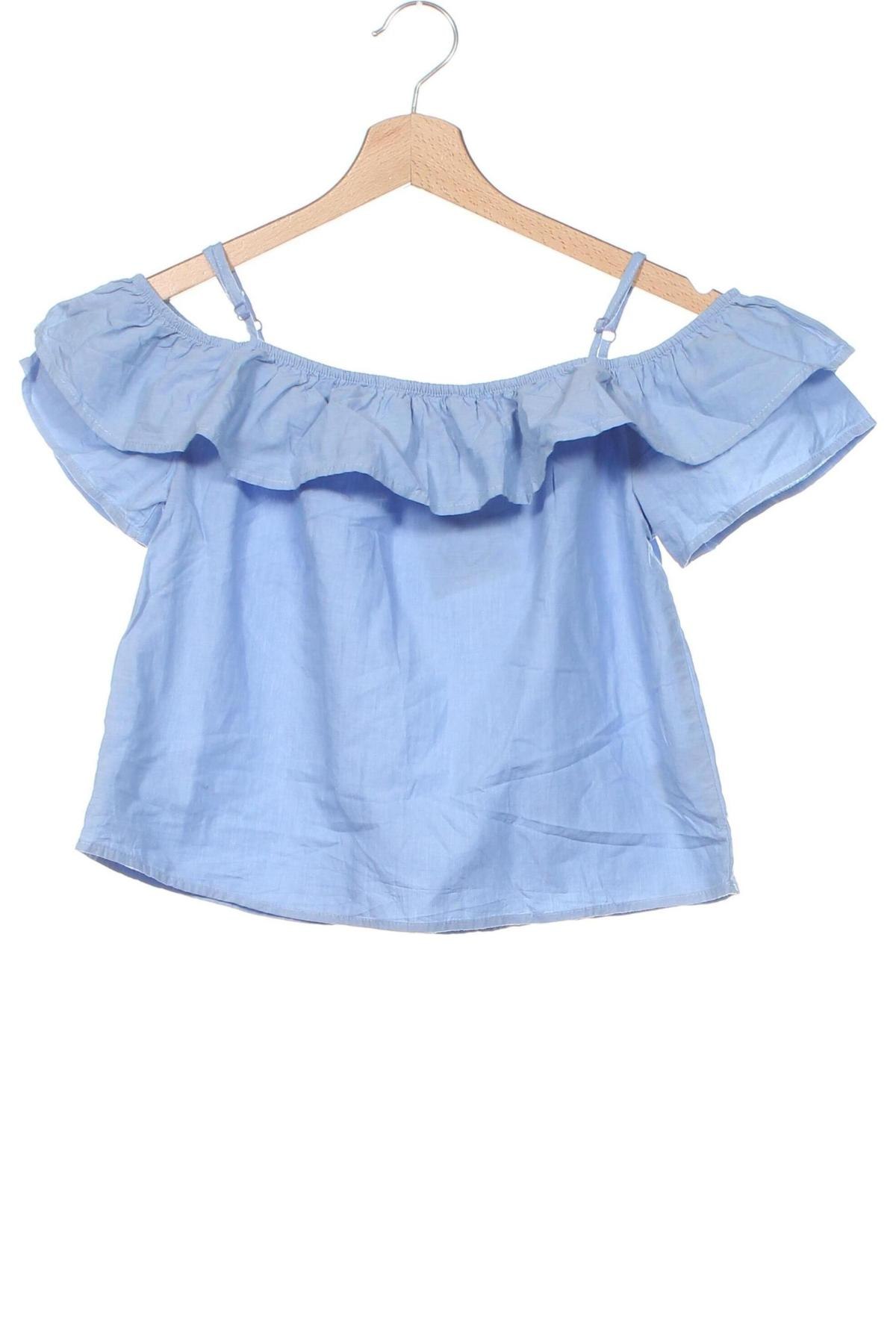 Kinder Shirt H&M, Größe 11-12y/ 152-158 cm, Farbe Blau, Preis 3,99 €