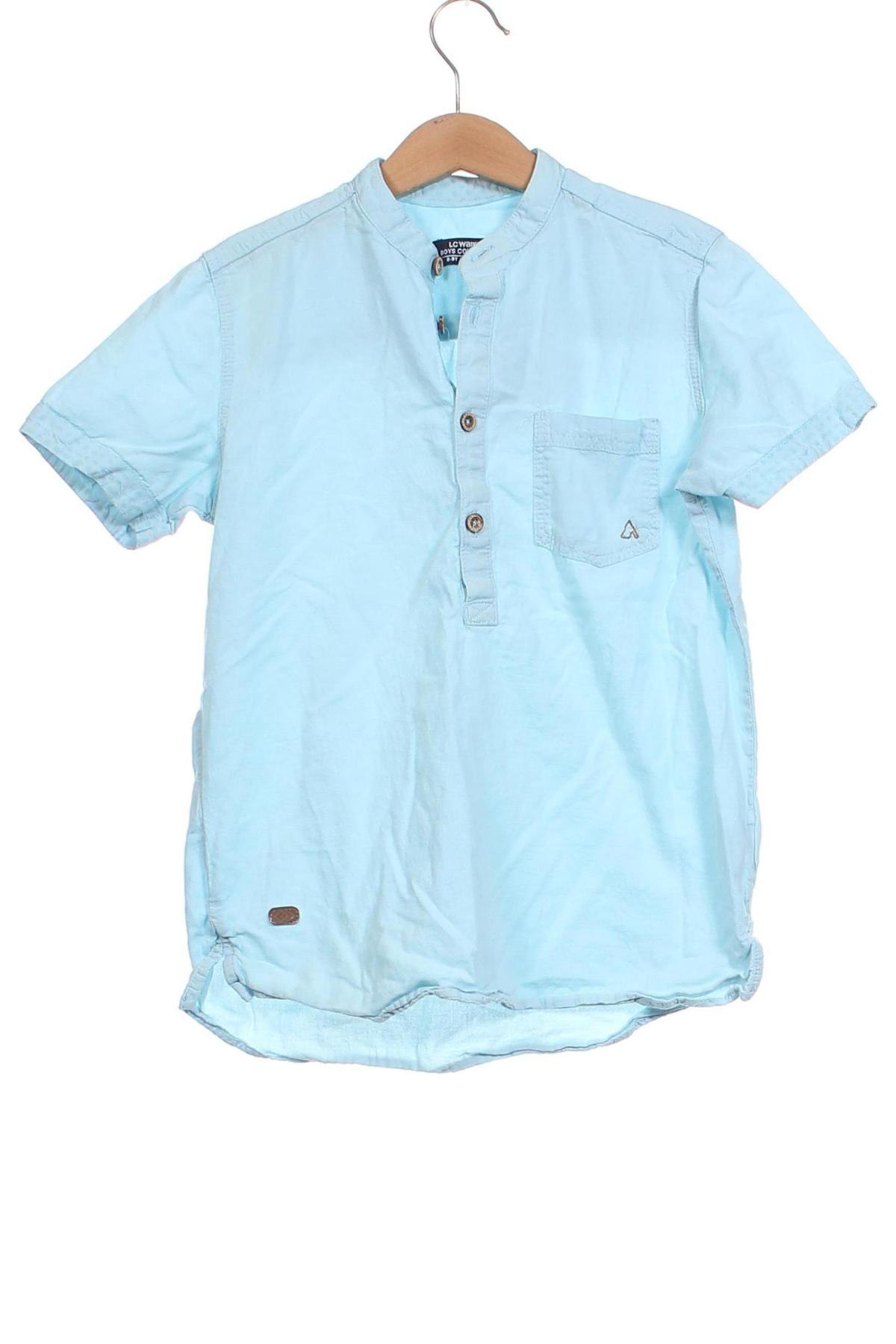 Kinder Shirt LC Waikiki, Größe 7-8y/ 128-134 cm, Farbe Blau, Preis 3,99 €