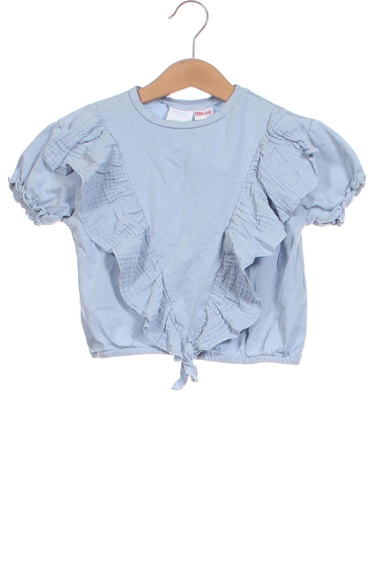 Kinder Shirt Zara, Größe 3-4y/ 104-110 cm, Farbe Blau, Preis 10,96 €