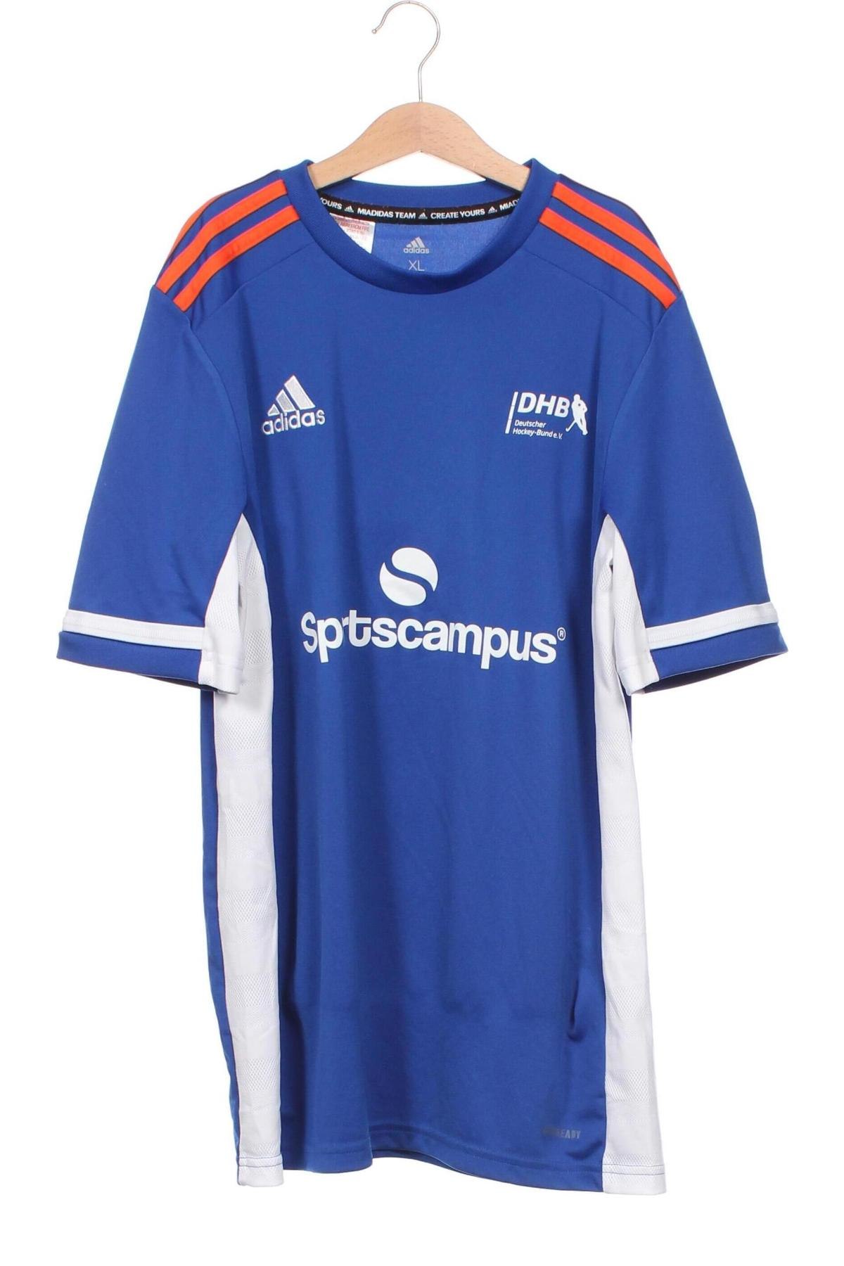 Kinder T-Shirt Adidas, Größe y, Farbe Blau, Preis € 13,99