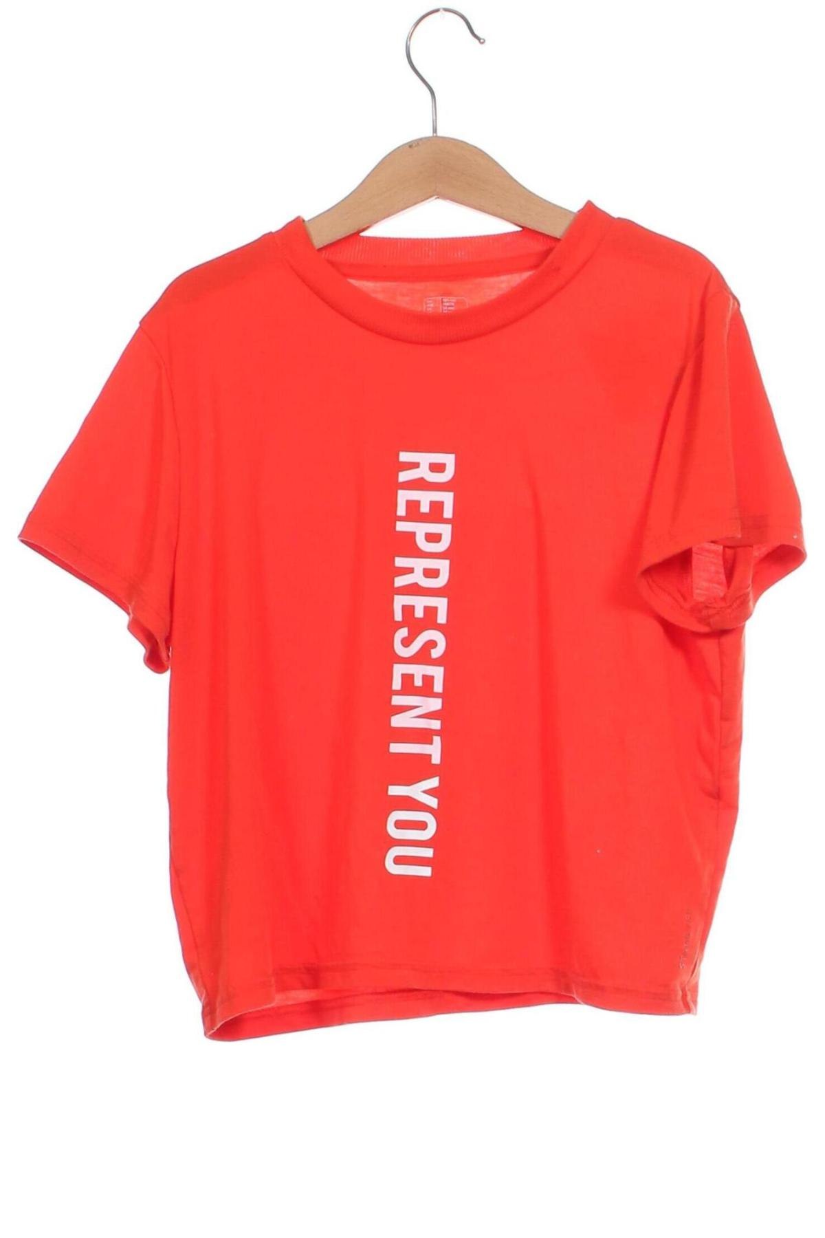 Kinder T-Shirt Decathlon, Größe 11-12y/ 152-158 cm, Farbe Orange, Preis € 2,99