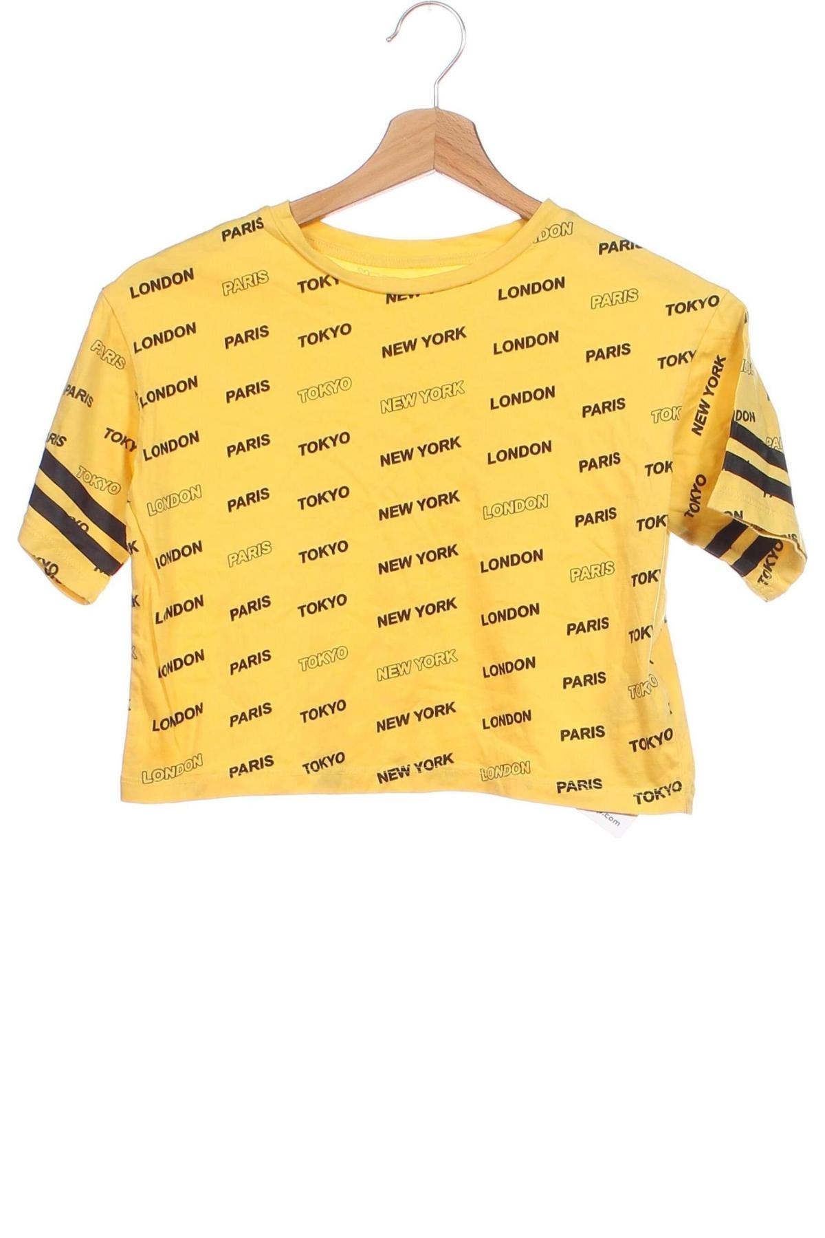 Kinder T-Shirt Here+There, Größe 8-9y/ 134-140 cm, Farbe Gelb, Preis 2,23 €