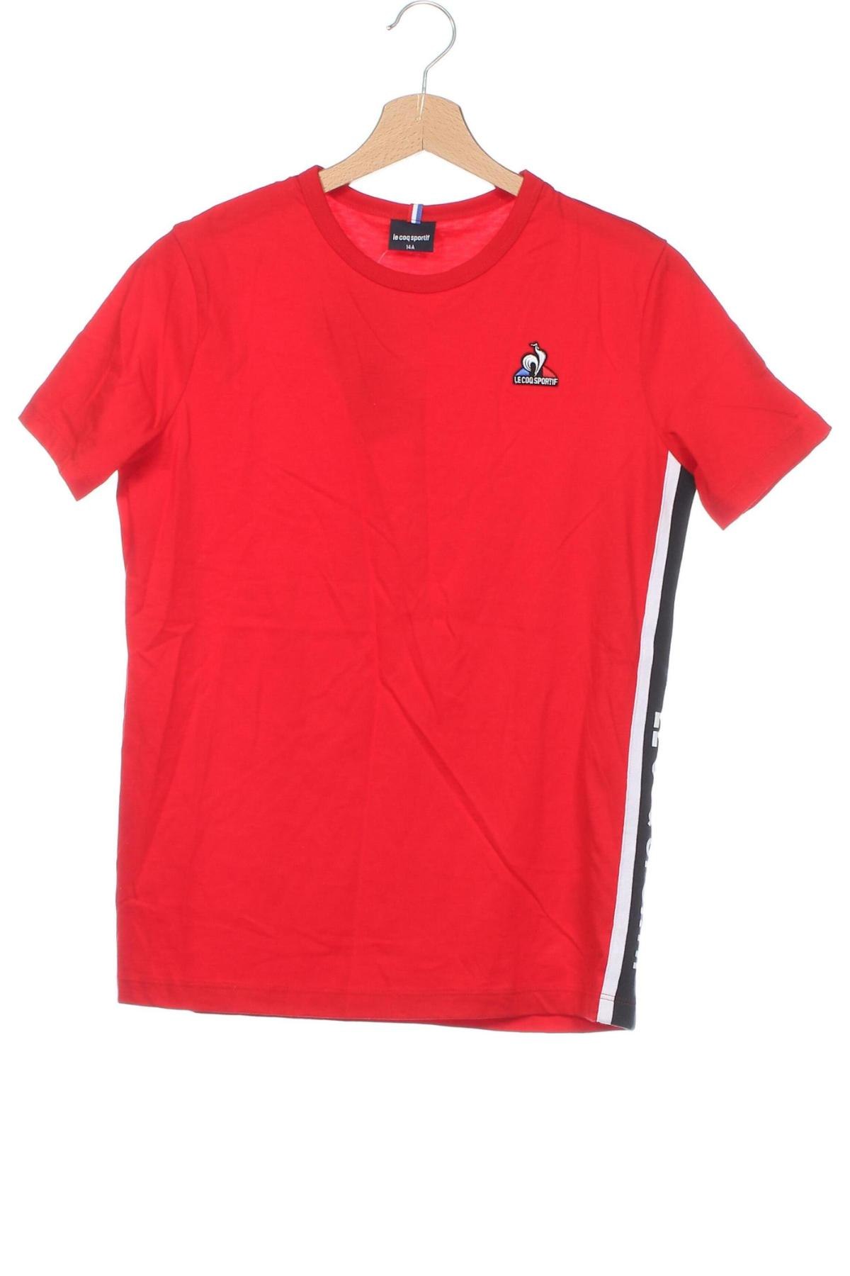 Tricou pentru copii Le Coq Sportif, Mărime 13-14y/ 164-168 cm, Culoare Roșu, Preț 101,99 Lei