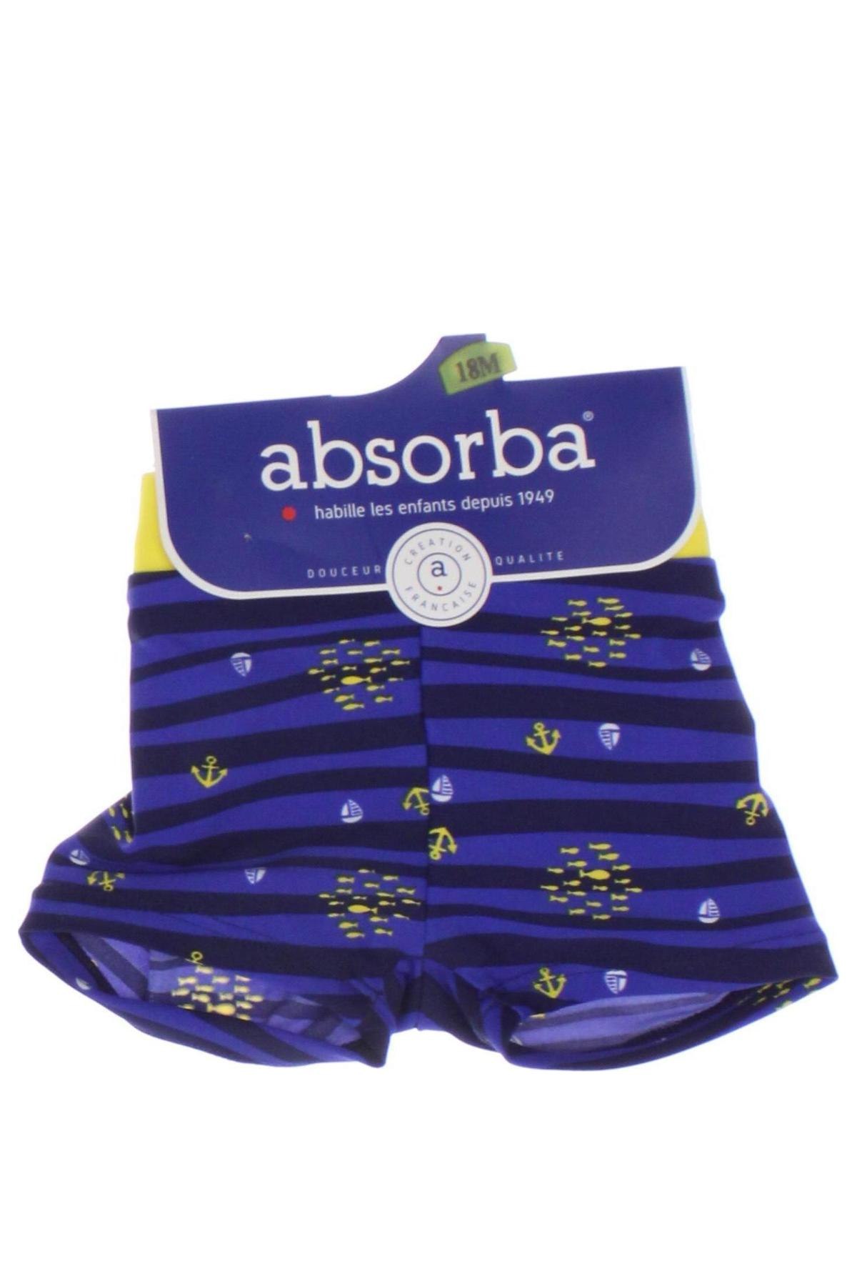 Детски бански Absorba, Размер 18-24m/ 86-98 см, Цвят Син, Цена 9,99 лв.