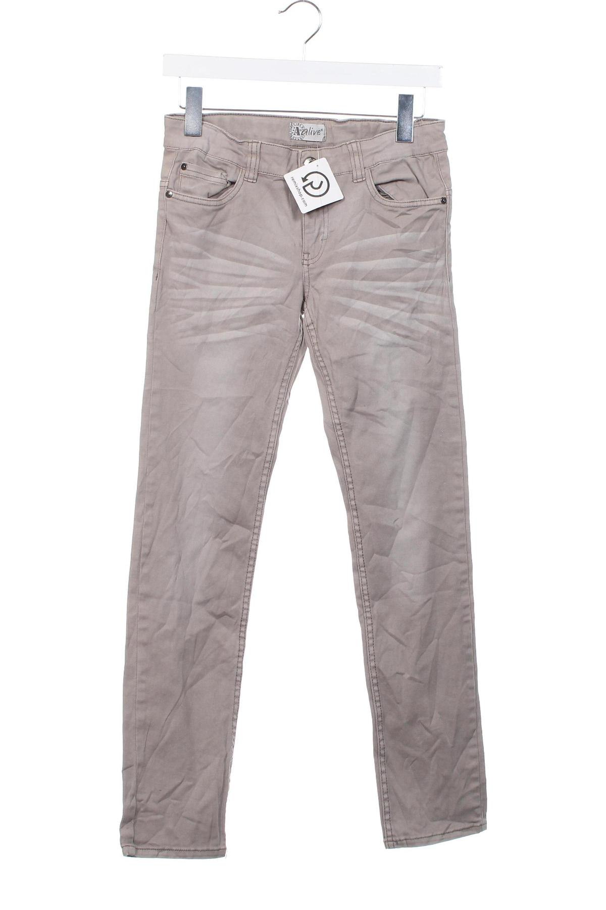 Kinderjeans Alive, Größe 11-12y/ 152-158 cm, Farbe Grau, Preis € 6,99