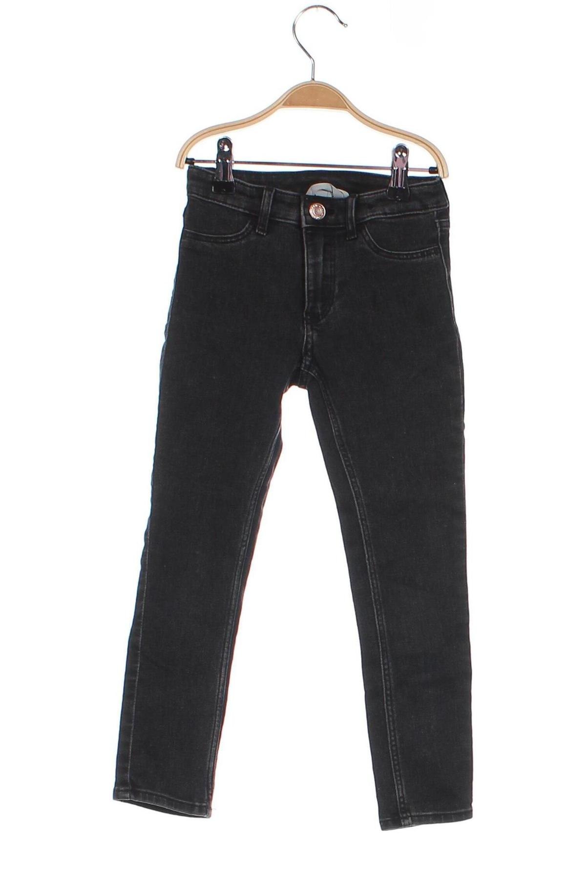 Dziecięce jeansy H&M, Rozmiar 4-5y/ 110-116 cm, Kolor Czarny, Cena 73,56 zł