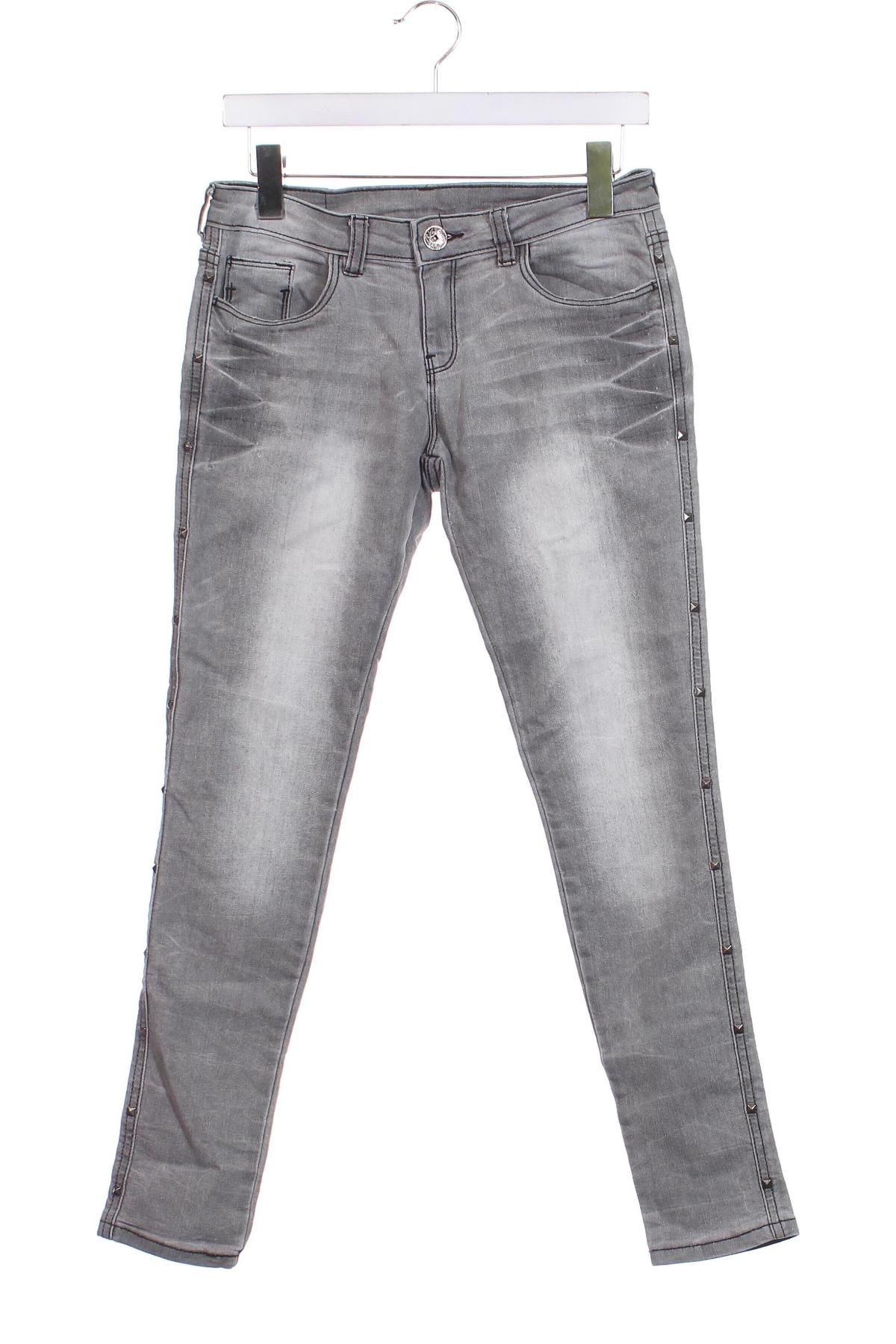 Kinderjeans Y.F.K., Größe 11-12y/ 152-158 cm, Farbe Grau, Preis 6,79 €