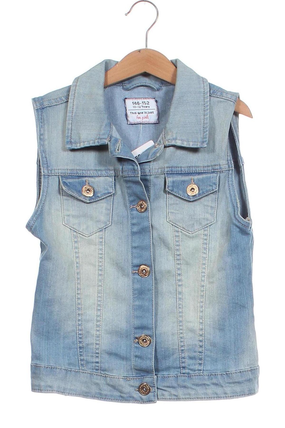 Kinderweste Denim 1982, Größe 10-11y/ 146-152 cm, Farbe Blau, Preis 4,99 €