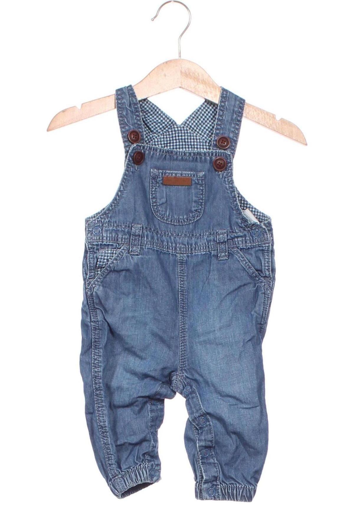 Kinder Overall H&M, Größe 2-3m/ 56-62 cm, Farbe Blau, Preis € 9,99