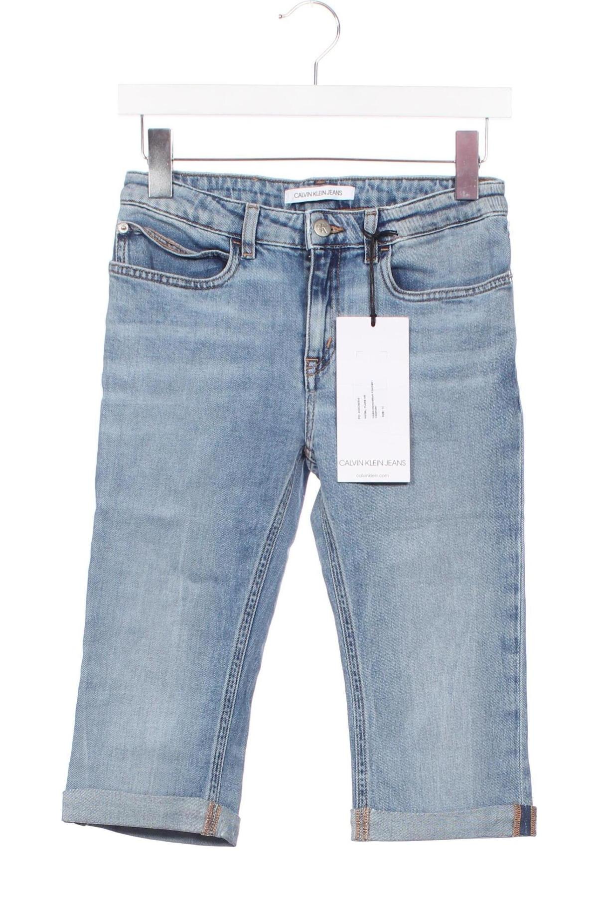 Detské krátke nohavice  Calvin Klein Jeans, Veľkosť 15-18y/ 170-176 cm, Farba Modrá, Cena  41,95 €