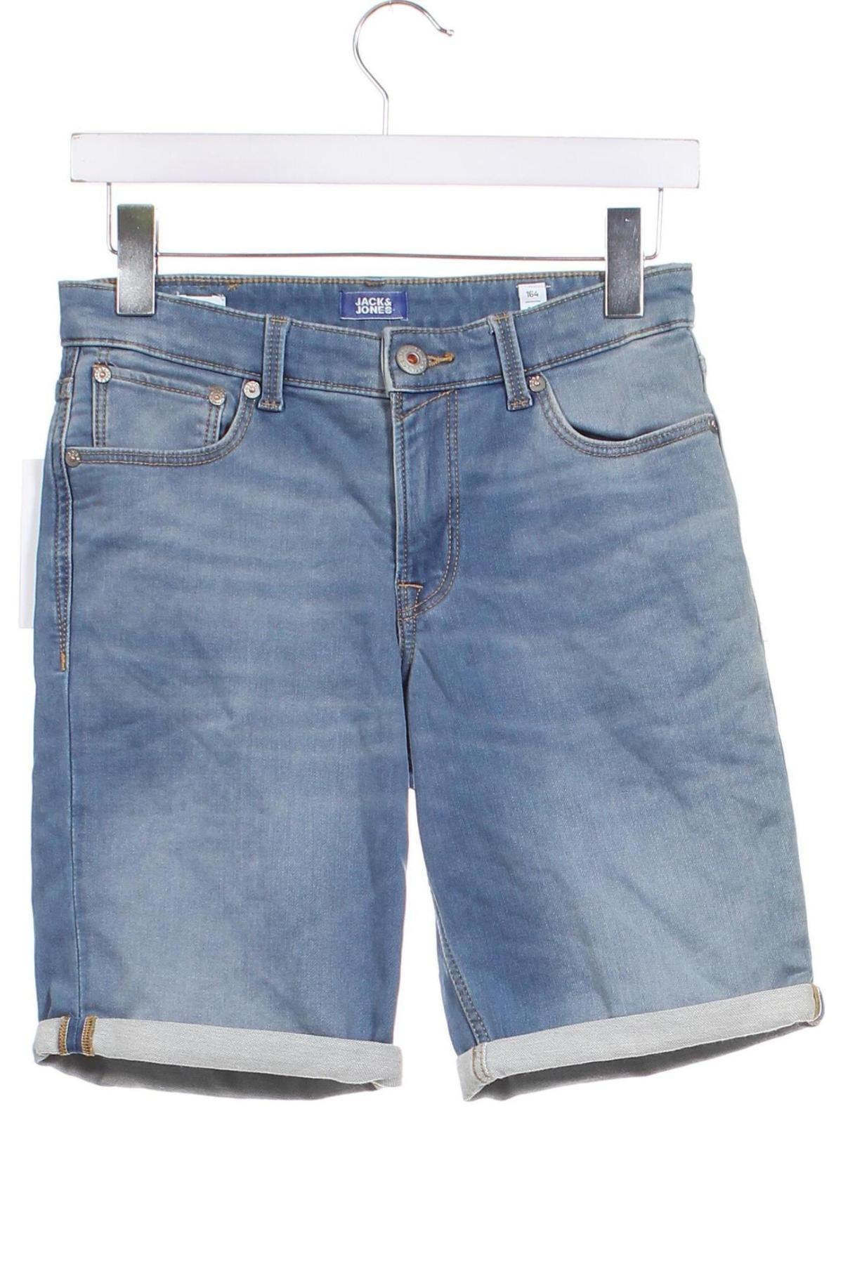 Detské krátke nohavice  Jack & Jones, Veľkosť 13-14y/ 164-168 cm, Farba Modrá, Cena  9,95 €