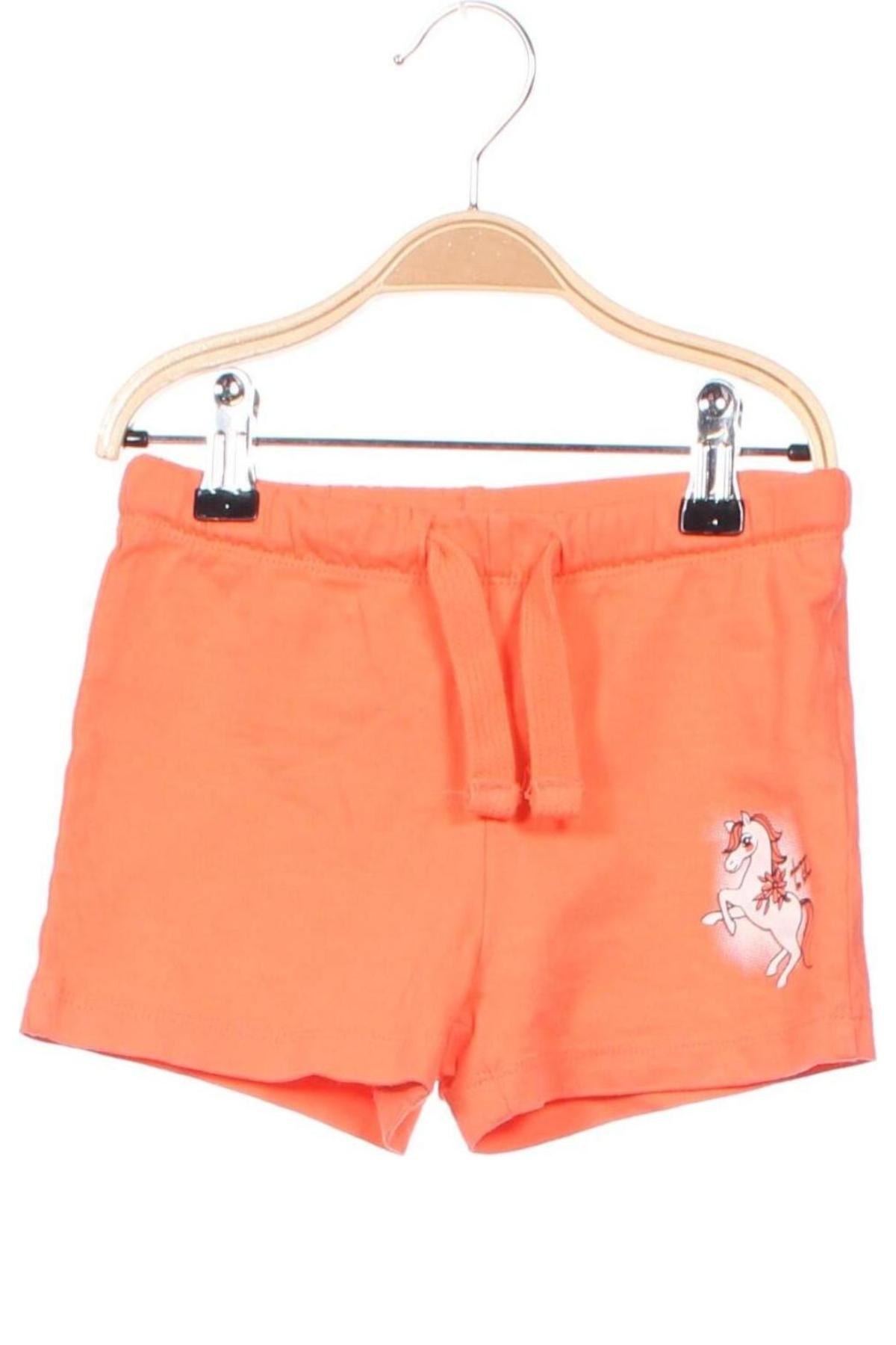 Kinder Shorts Lupilu, Größe 2-3y/ 98-104 cm, Farbe Orange, Preis 3,49 €