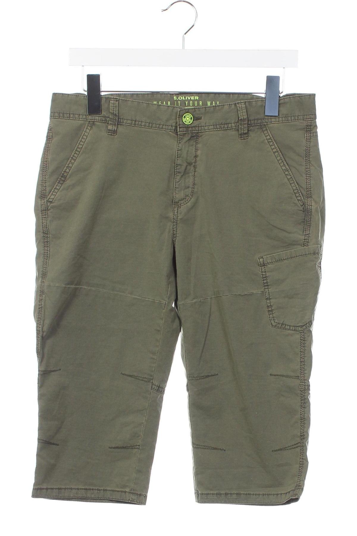 Kinder Shorts S.Oliver, Größe 8-9y/ 134-140 cm, Farbe Grün, Preis € 7,99