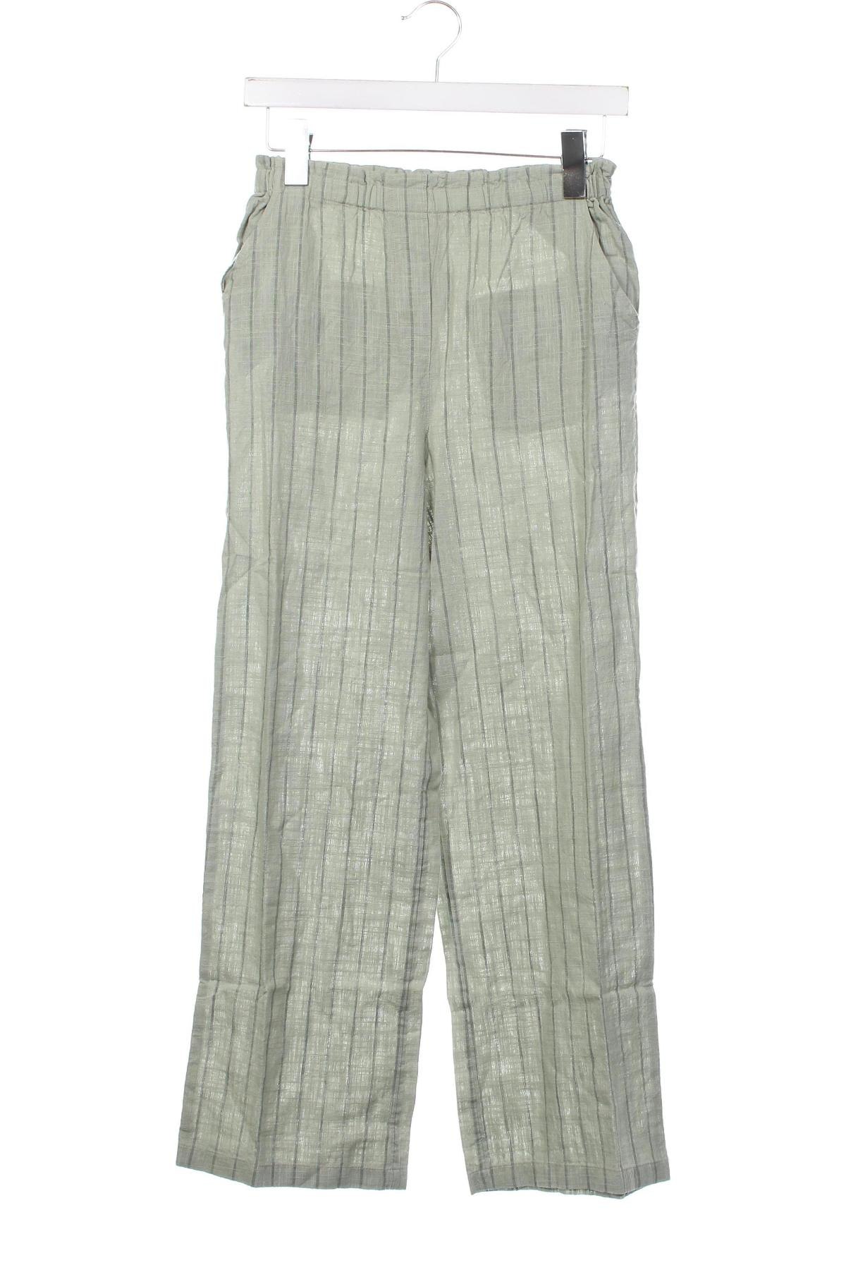 Pantaloni pentru copii Gocco, Mărime 11-12y/ 152-158 cm, Culoare Verde, Preț 35,49 Lei