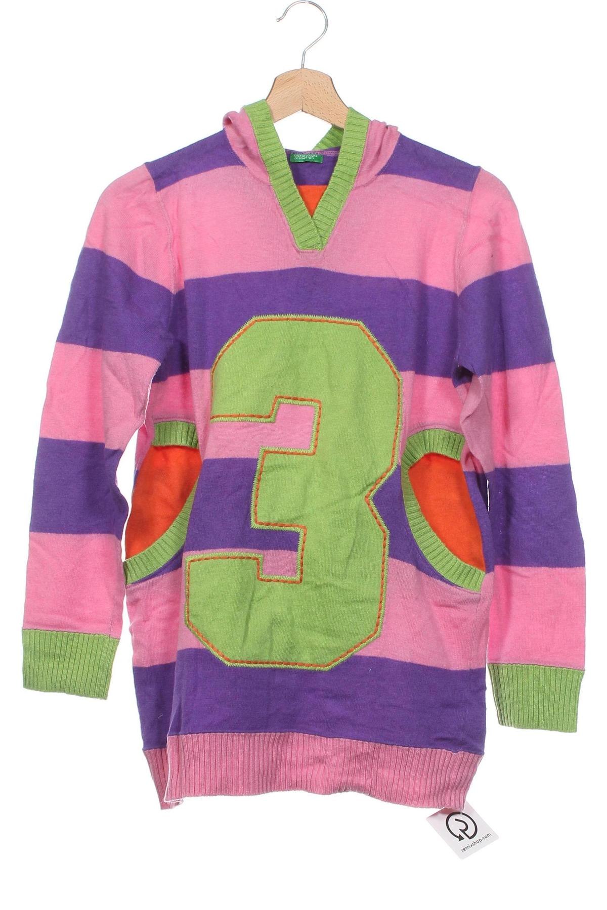 Dziecięcy sweter United Colors Of Benetton, Rozmiar 12-13y/ 158-164 cm, Kolor Kolorowy, Cena 33,99 zł