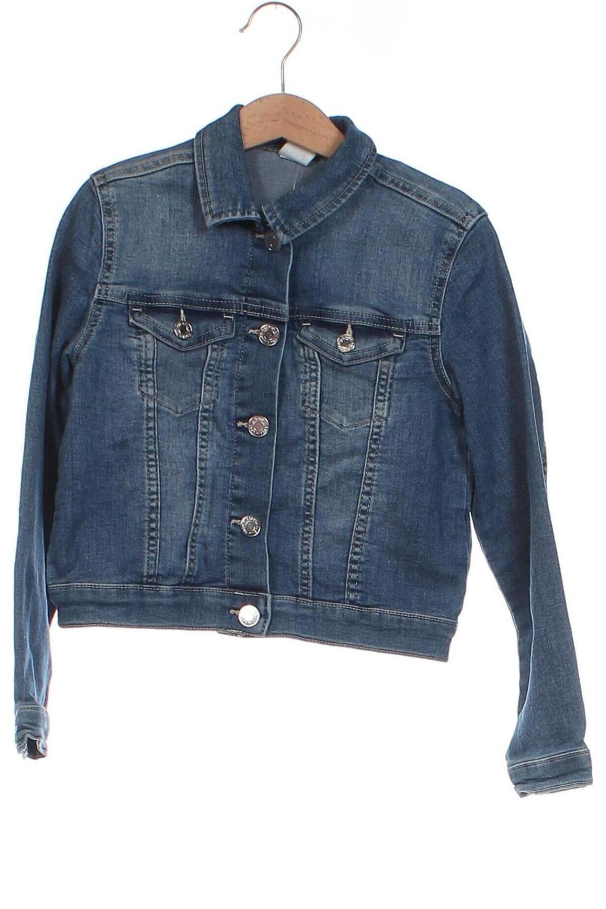 Kinder Jeansjacke, Größe 7-8y/ 128-134 cm, Farbe Blau, Preis € 6,99