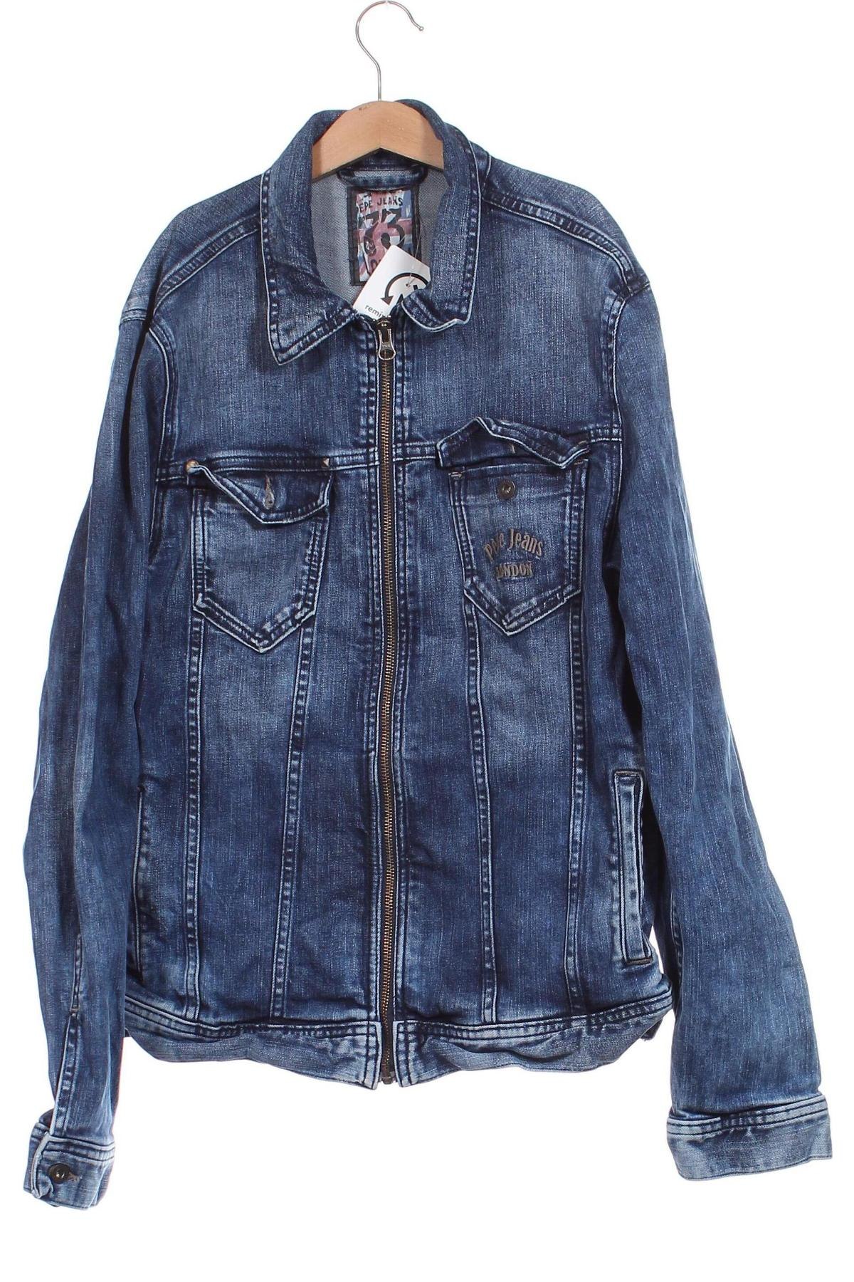 Kinderjacke Pepe Jeans, Größe 15-18y/ 170-176 cm, Farbe Blau, Preis 11,49 €