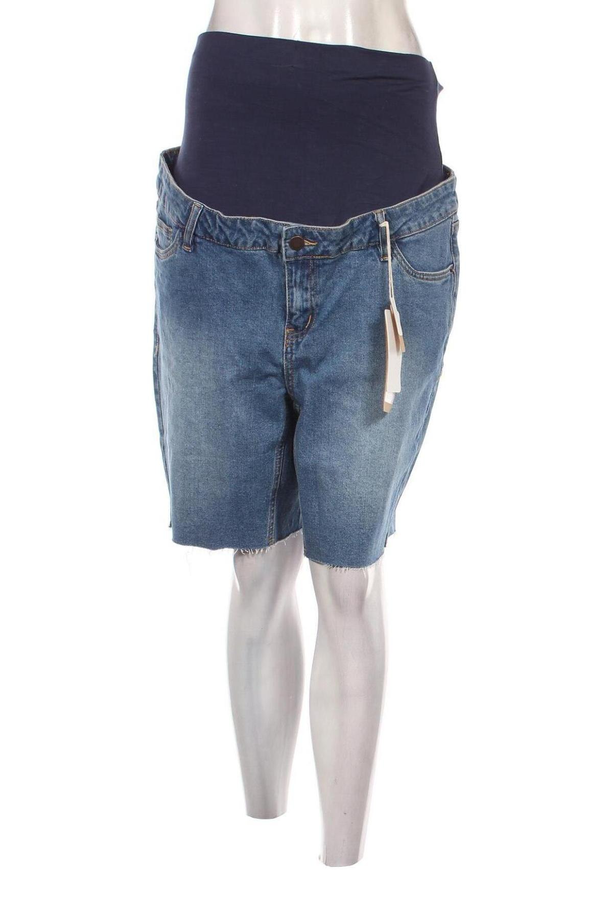 Shorts für Schwangere MAIAMAE, Größe XXL, Farbe Blau, Preis 9,99 €