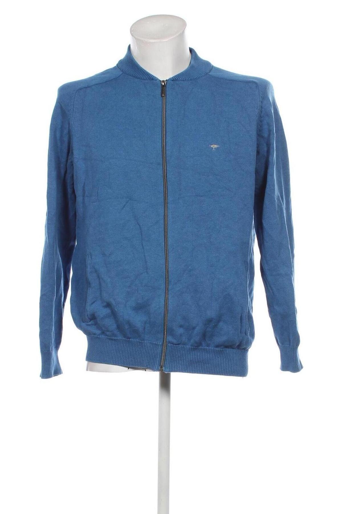 Herren Strickjacke Fynch-Hatton, Größe XL, Farbe Blau, Preis 32,99 €