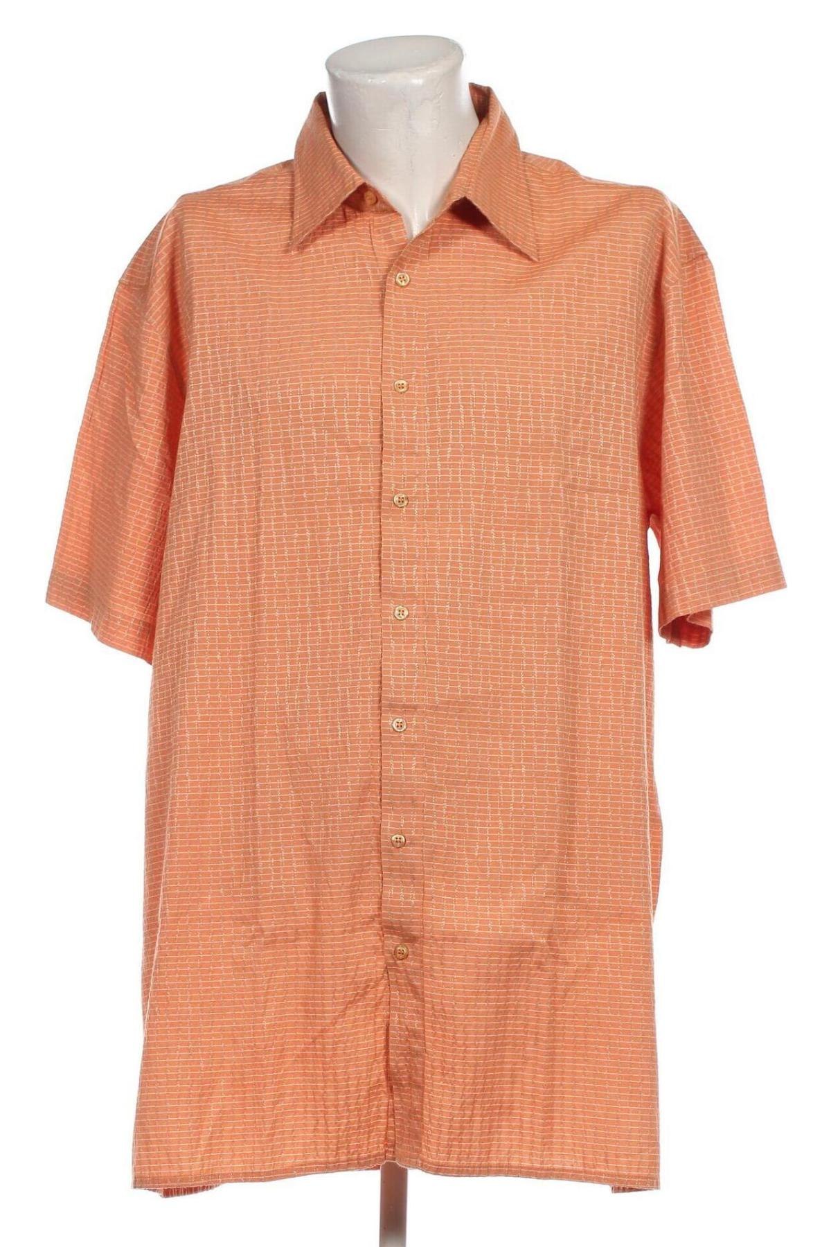 Herrenhemd Angelo Litrico, Größe 4XL, Farbe Orange, Preis 10,49 €