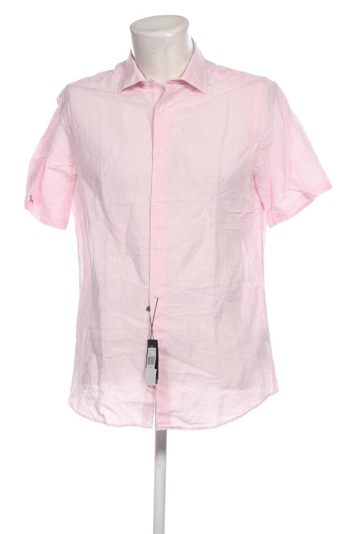 Herrenhemd Burton of London, Größe L, Farbe Rosa, Preis € 18,29