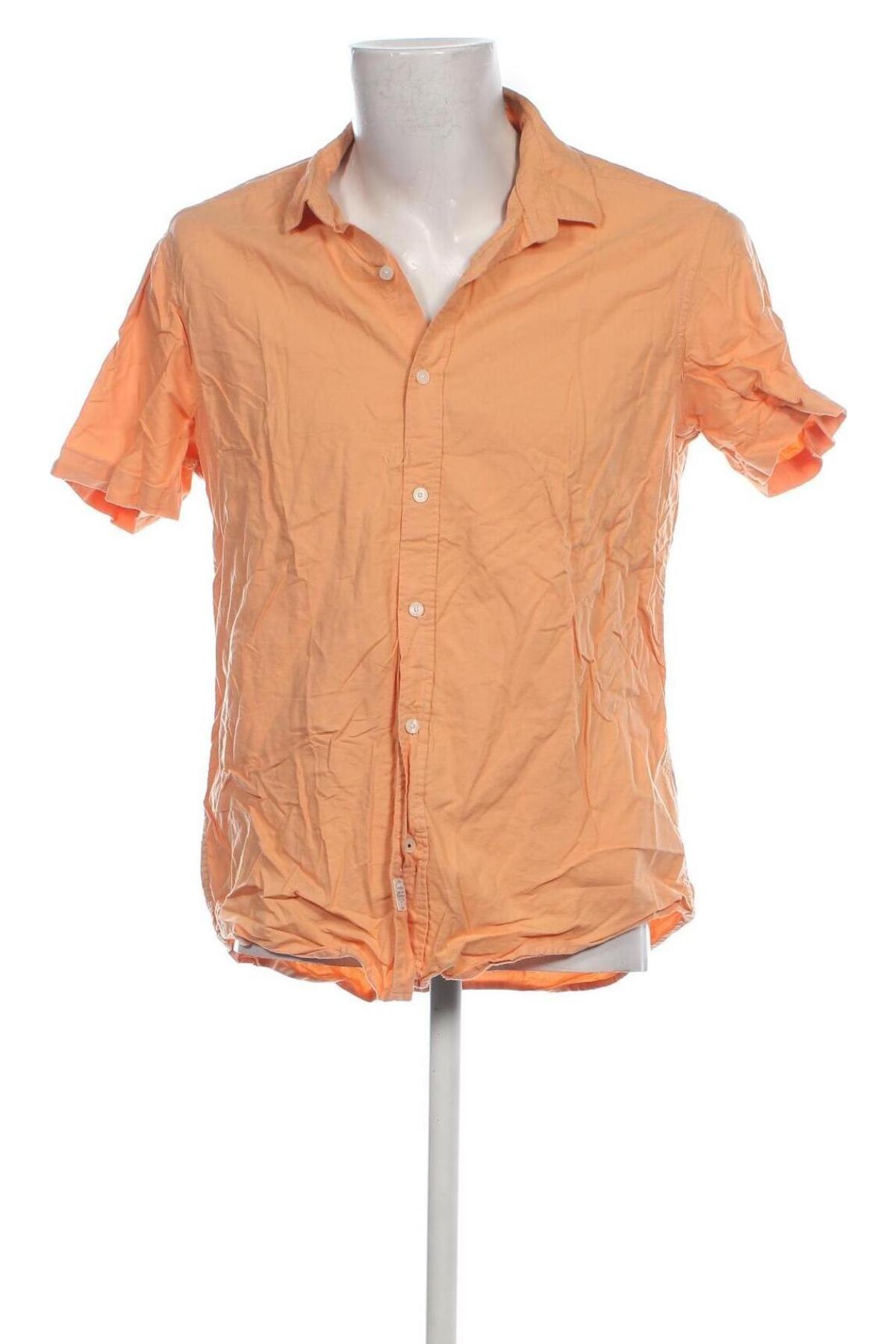 Herrenhemd Cottonfield, Größe L, Farbe Orange, Preis € 9,49