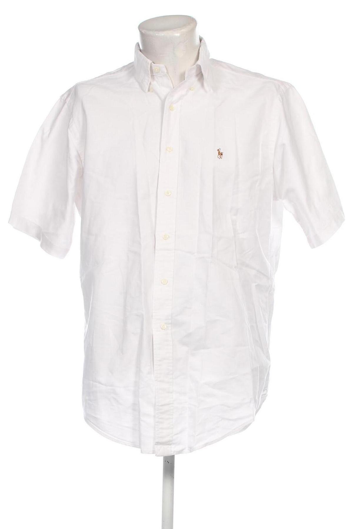 Herrenhemd Polo By Ralph Lauren, Größe M, Farbe Weiß, Preis 39,99 €