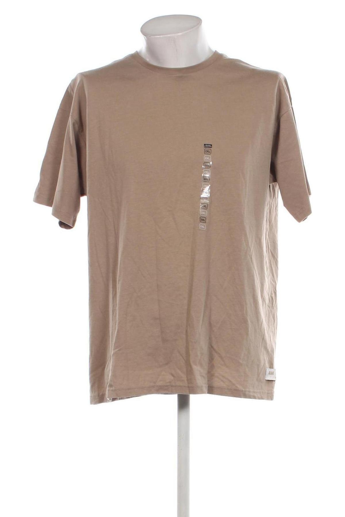 Herren T-Shirt AW LAB, Größe XXL, Farbe Beige, Preis € 10,99