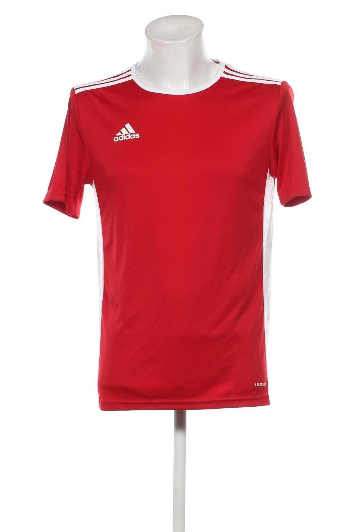 Herren T-Shirt Adidas, Größe M, Farbe Rot, Preis € 16,29