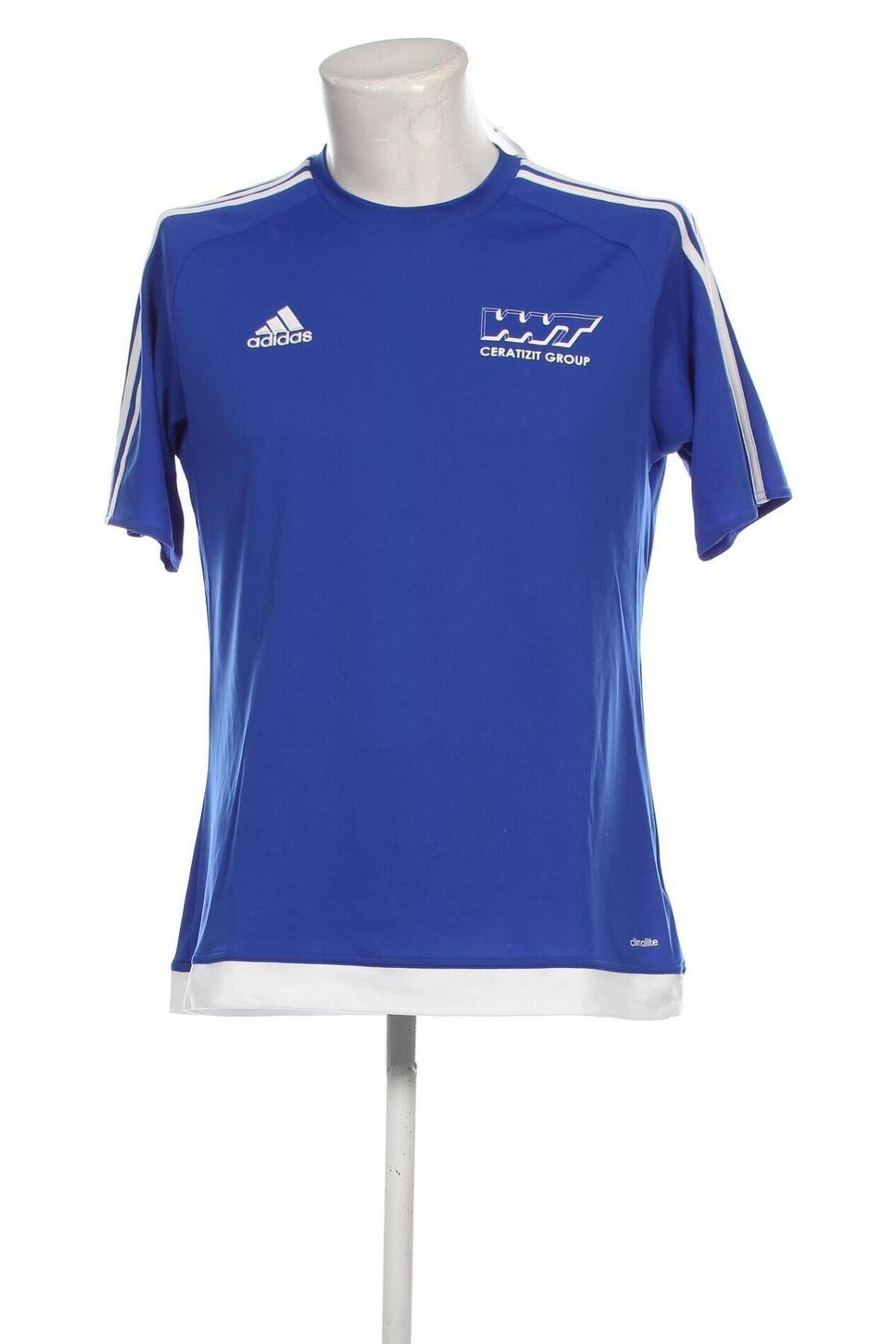 Tricou de bărbați Adidas, Mărime L, Culoare Albastru, Preț 41,99 Lei