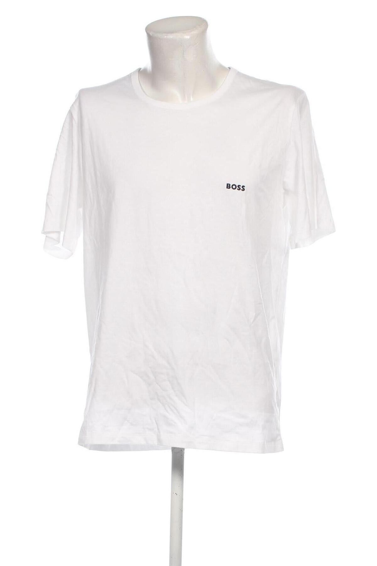 Ανδρικό t-shirt BOSS, Μέγεθος XXL, Χρώμα Λευκό, Τιμή 58,99 €