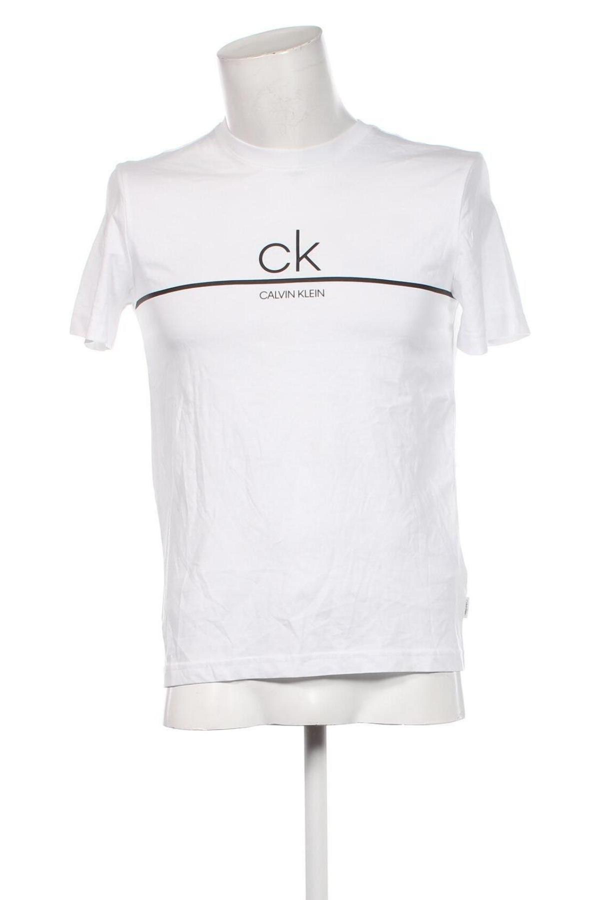 Tricou de bărbați Calvin Klein, Mărime S, Culoare Alb, Preț 190,99 Lei