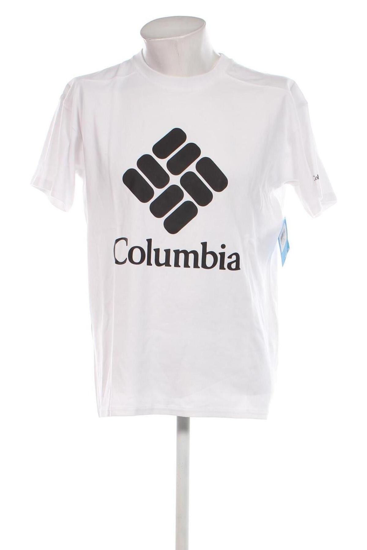 Męski T-shirt Columbia, Rozmiar L, Kolor Biały, Cena 149,49 zł