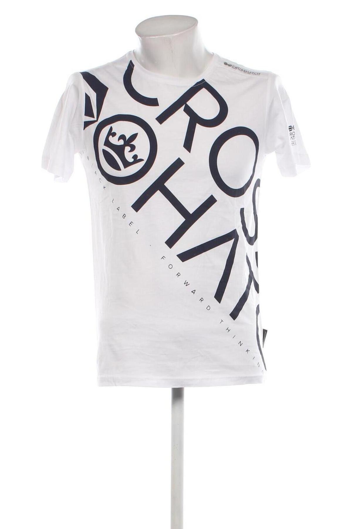 Męski T-shirt Crosshatch, Rozmiar S, Kolor Biały, Cena 28,99 zł