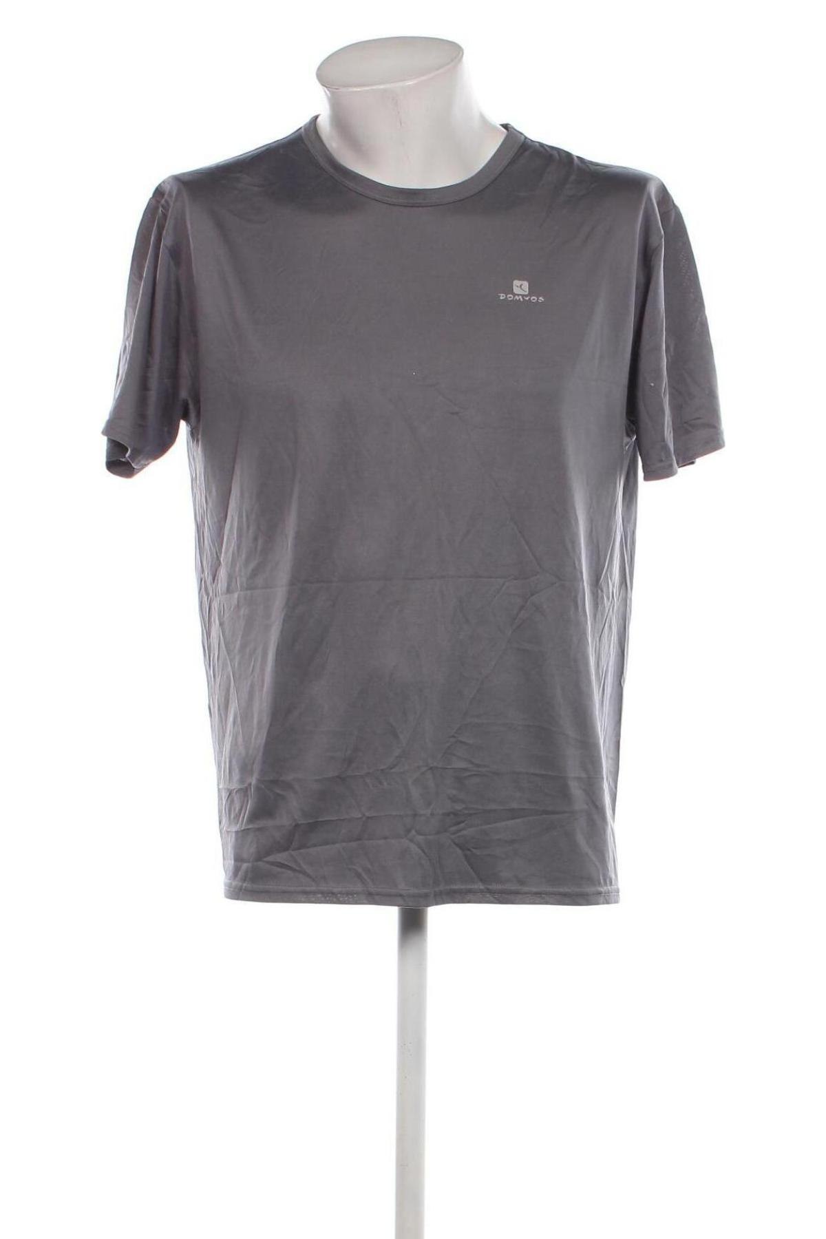 Herren T-Shirt Domyos, Größe M, Farbe Grau, Preis 9,99 €