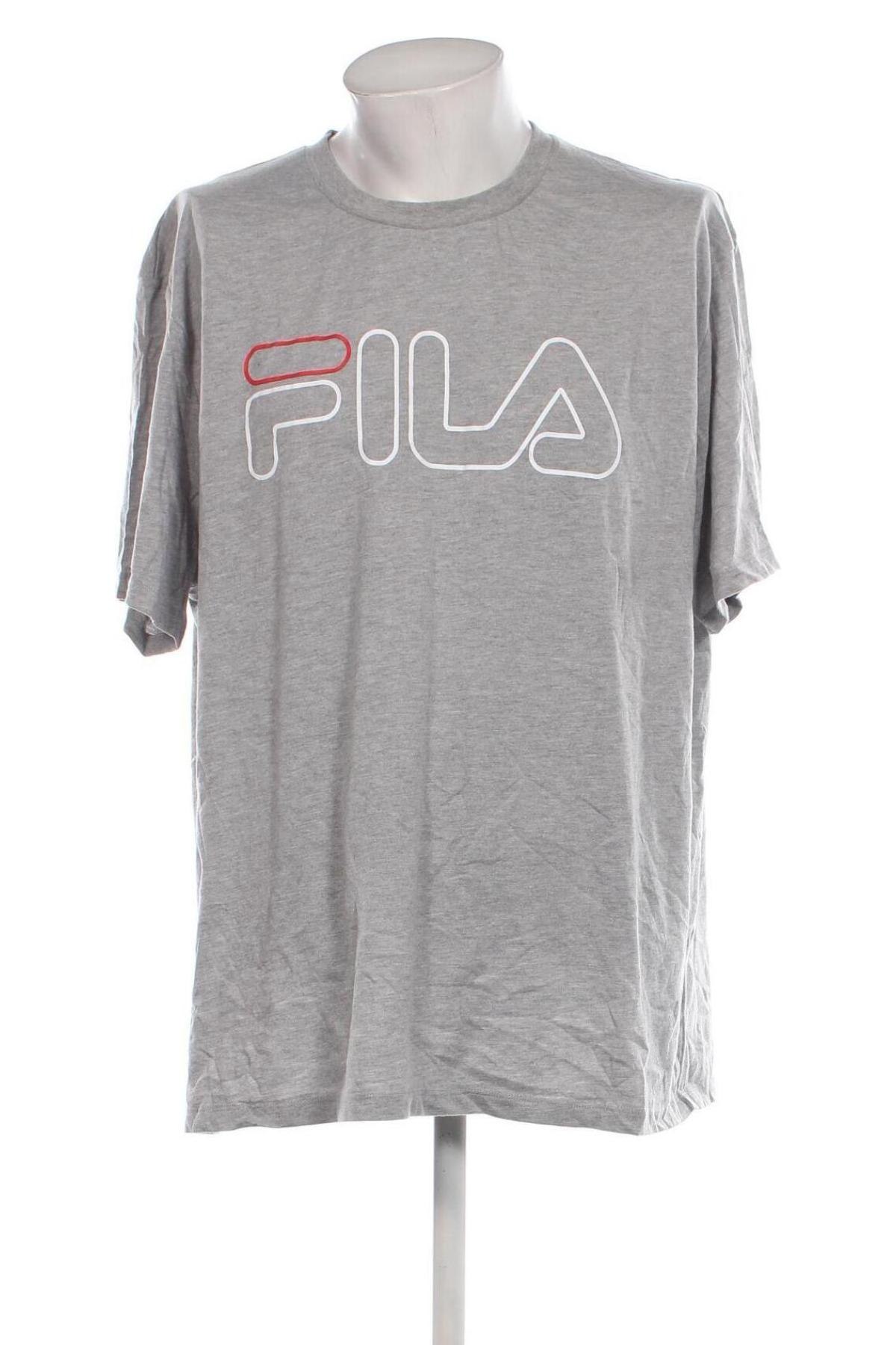 Мъжка тениска FILA, Размер 4XL, Цвят Сив, Цена 52,99 лв.