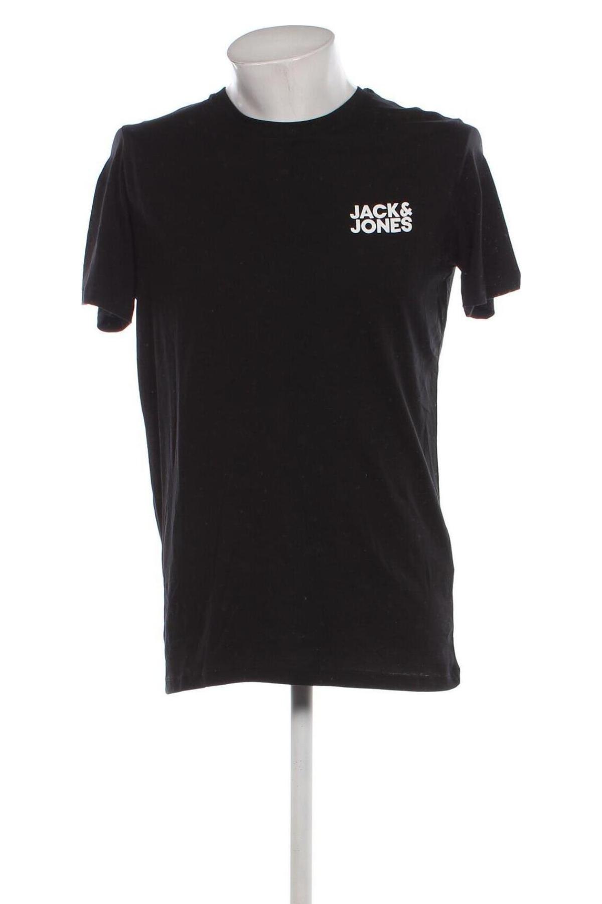 Ανδρικό t-shirt Jack & Jones, Μέγεθος L, Χρώμα Μαύρο, Τιμή 21,99 €