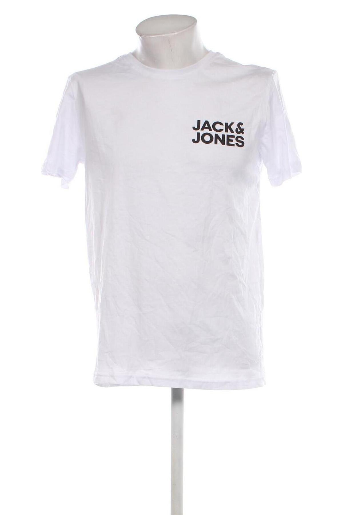 Ανδρικό t-shirt Jack & Jones, Μέγεθος L, Χρώμα Λευκό, Τιμή 21,99 €