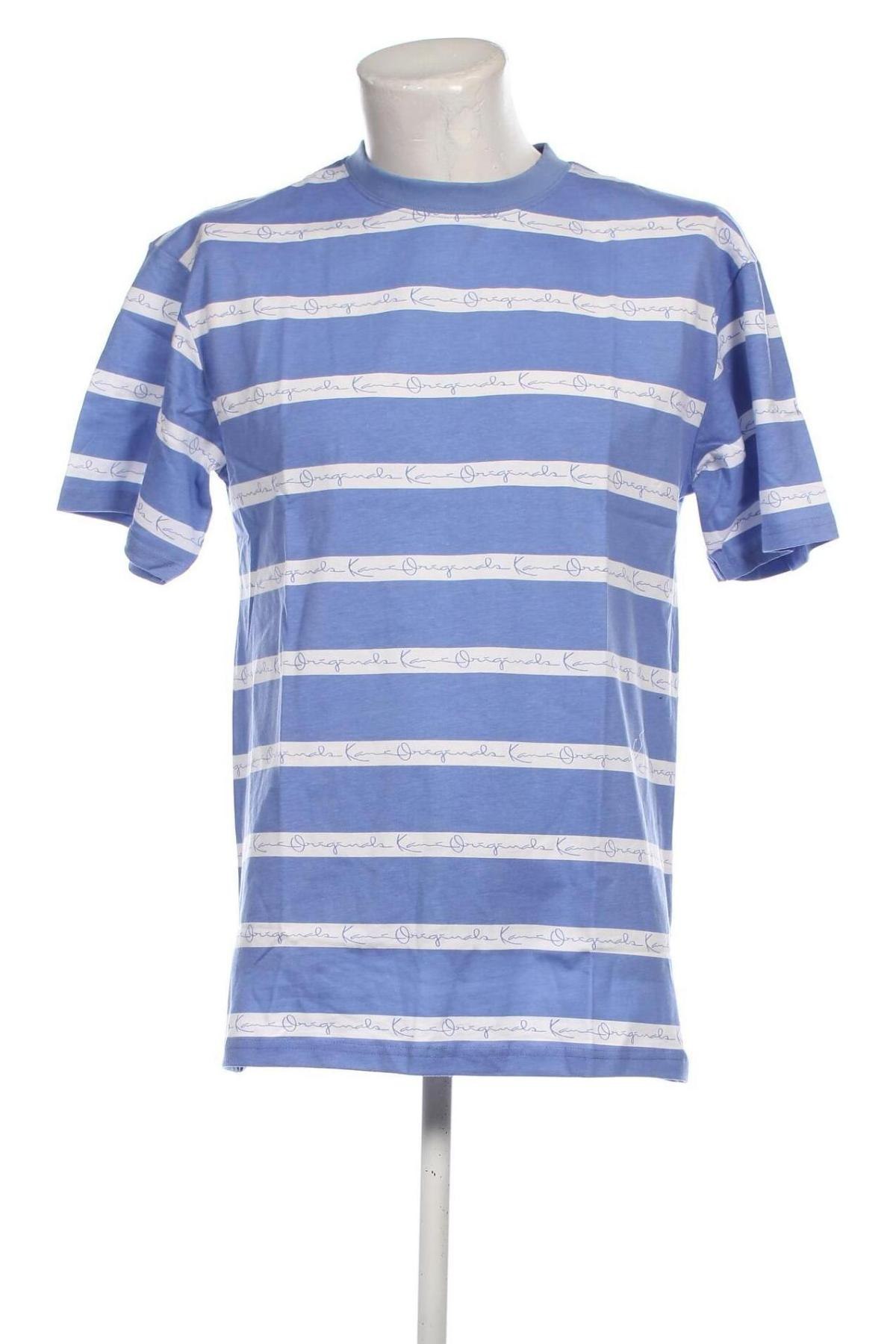 Herren T-Shirt Karl Kani, Größe S, Farbe Blau, Preis 19,29 €